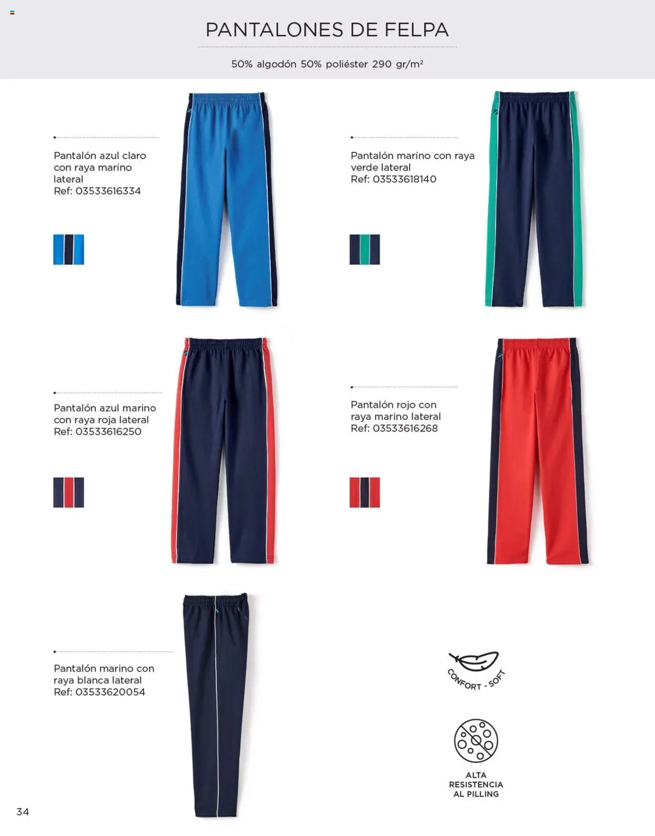 Nuevas ofertas de El Corte Inglés válidas en toda la República Mexicana desde el 04.04.2025. ¡Encuentra las mejores ofertas en El Corte Inglés catálogo Colección Uniformes 2024! | Página: 34 | Productos: Pantalones, Algodón