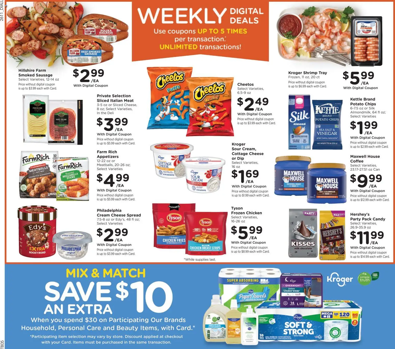 Dillons Weekly Ad - KS - valid from 15.04.2026 | Page: 2 | Products: Bath, Milk, Sour cream, Underwear