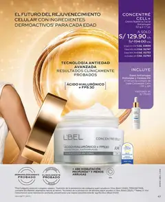 Vista previa de folleto L'Bel - Campaňa 6 de la L'Bel válido desde 04.04.2026 | Página: 47 | Productos: Crema