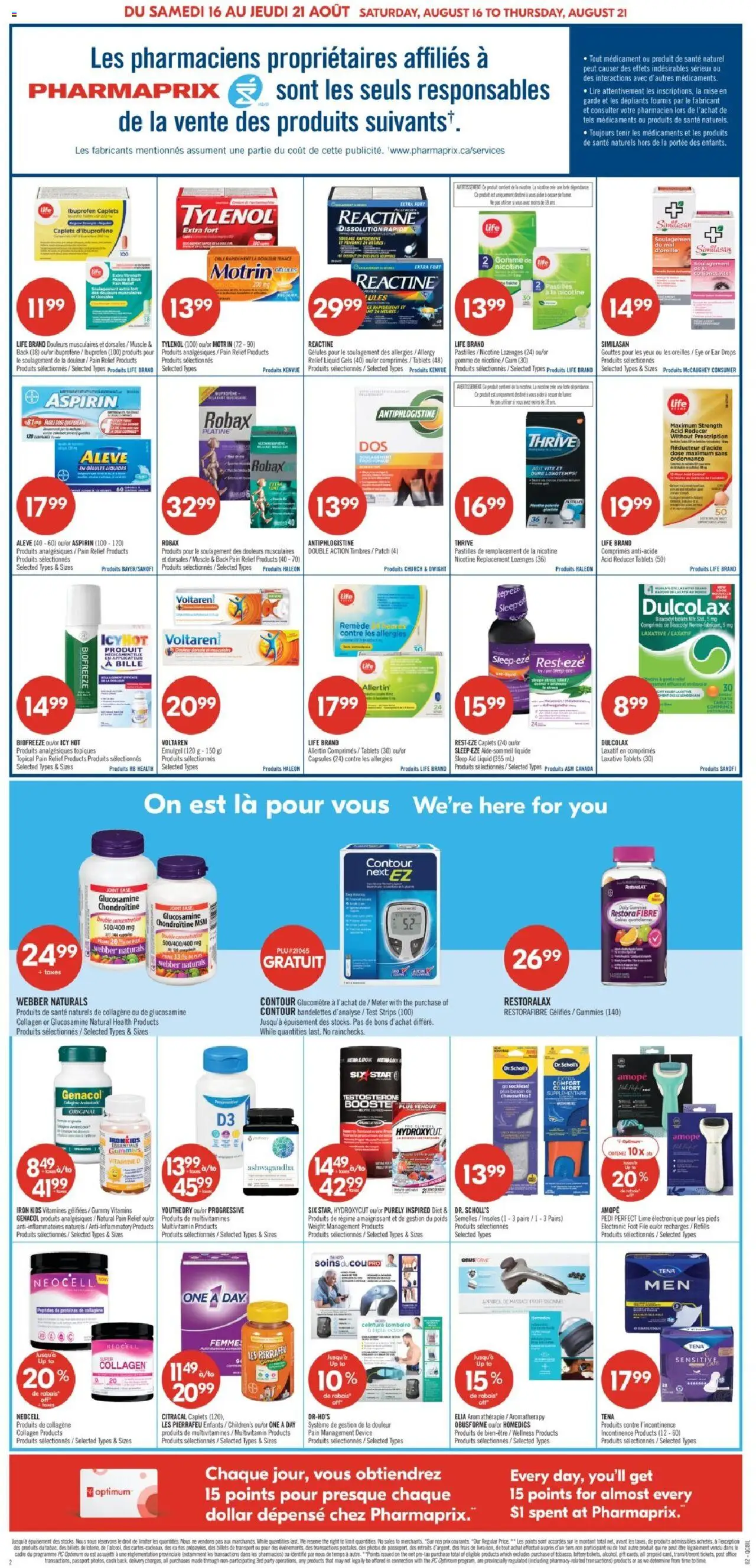 Pharmaprix flyer valid from 16.08.2025 | Page: 4 | Products: PC, Iron