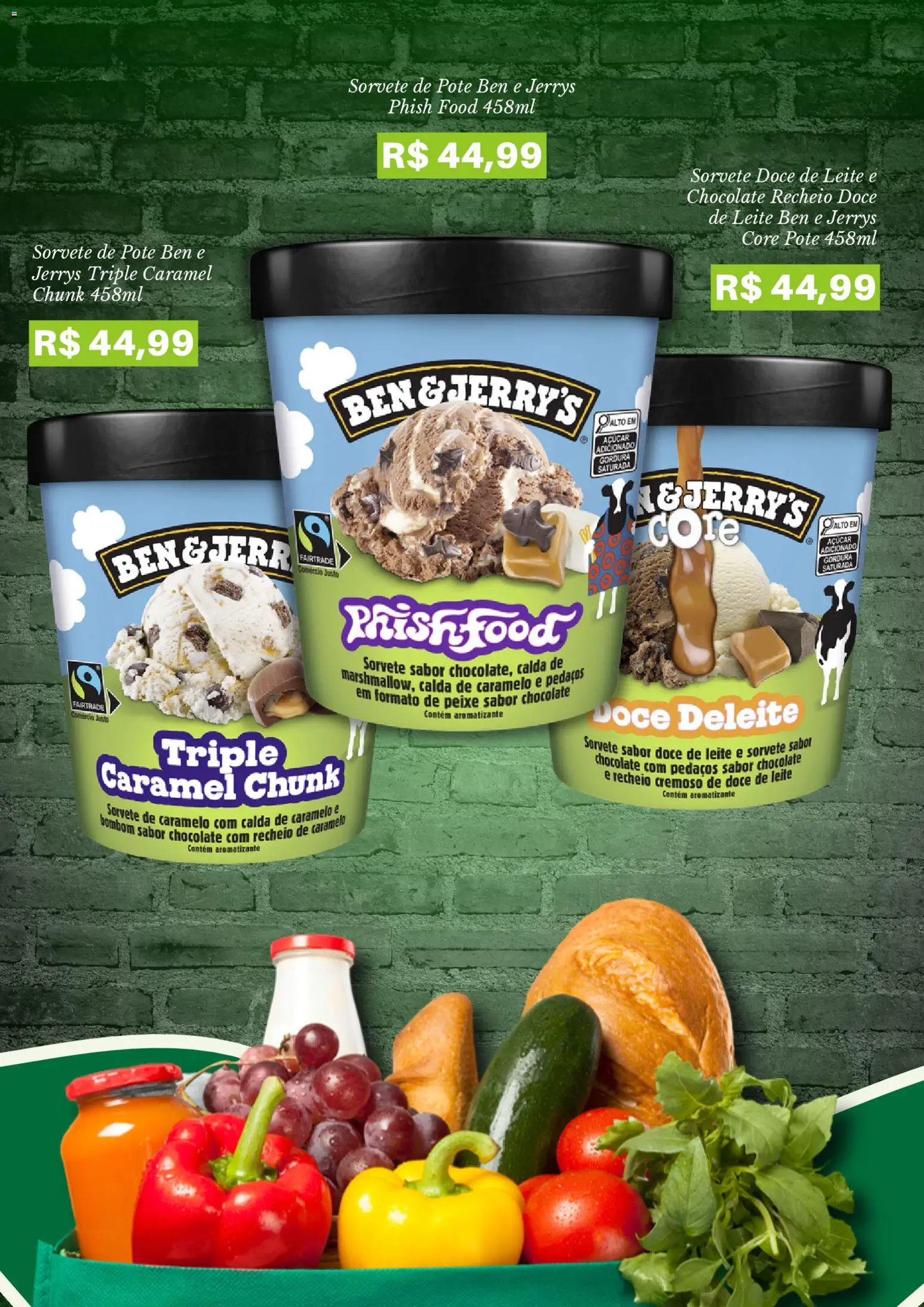 Pão de Açúcar Folheto - válido de 02.03.2026 | Página: 3 | Produtos: Leite, Sorvete, Açúcar, Doce de leite