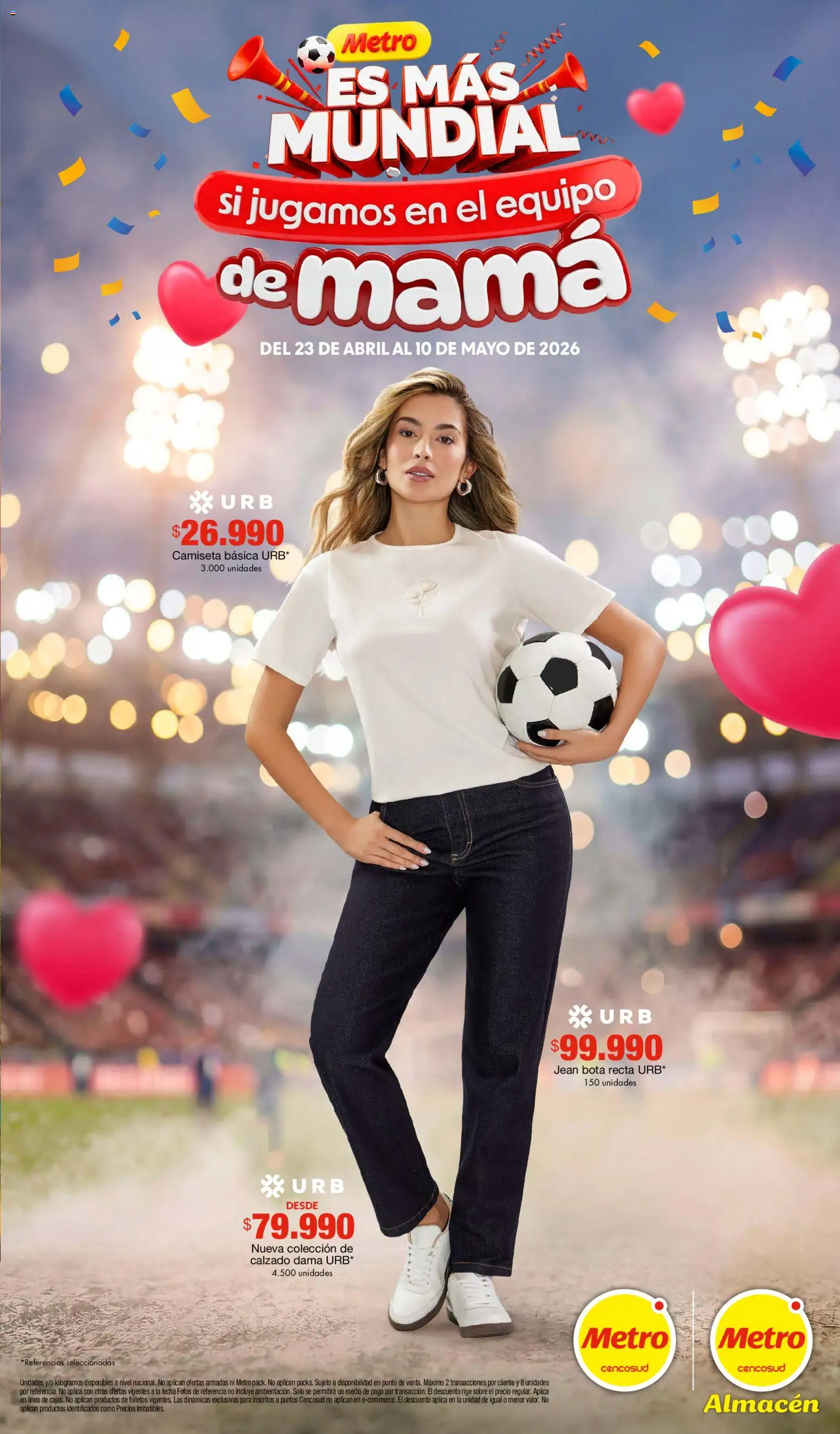 Metro revista - valida desde el 23.04.2026 | Página: 1