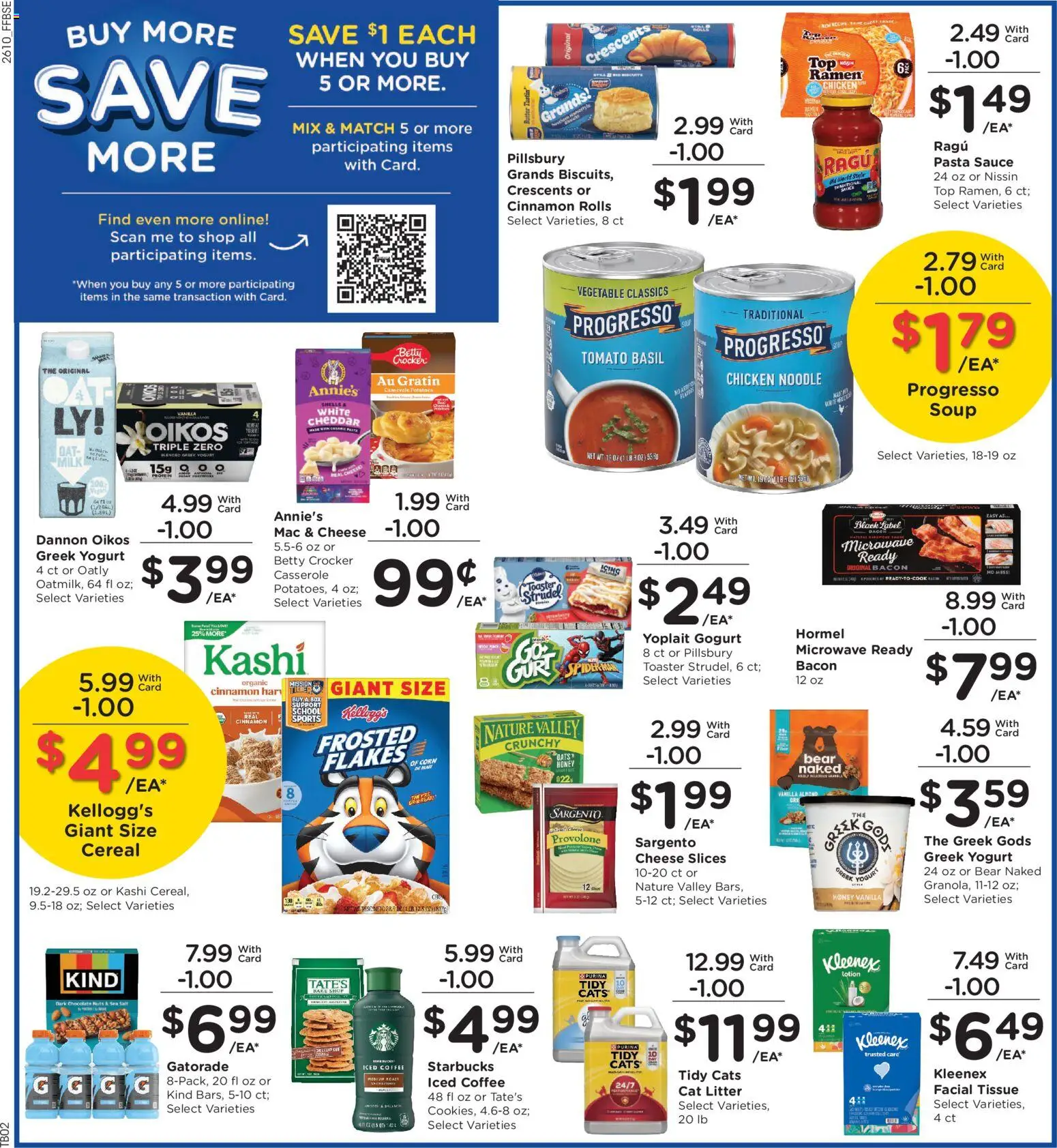 Fry's Food Weekly Ad - valid from 08.04.2026 | Page: 4 | Products: Cheese, Coffee, Pasta, Sauce