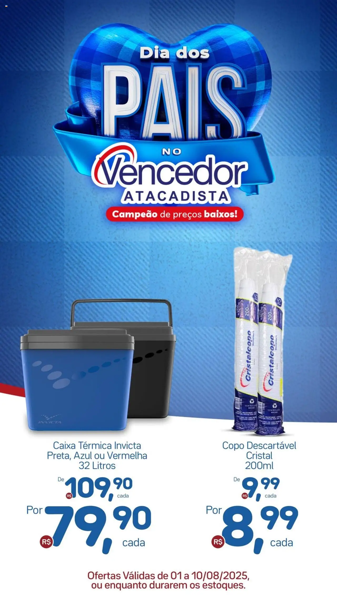 Vencedor Atacadista Folheto - válido de 01.08.2025 | Página: 13 | Produtos: Caixa térmica, Caixa