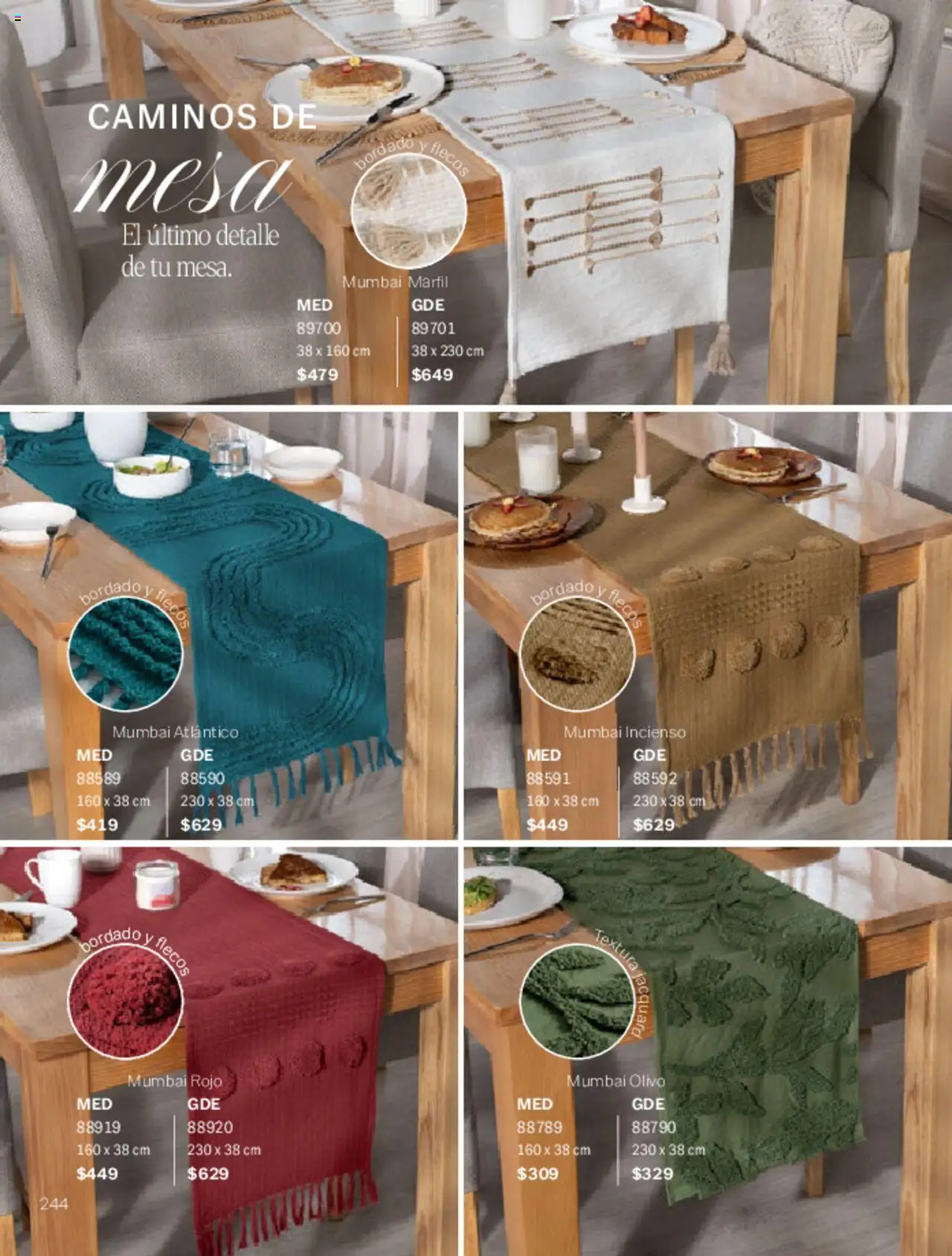 Nuevas ofertas de Vianney válidas en toda la República Mexicana desde el 07.03.2025. ¡Encuentra las mejores ofertas en Vianney catálogo Primavera! | Página: 248 | Productos: Mesa