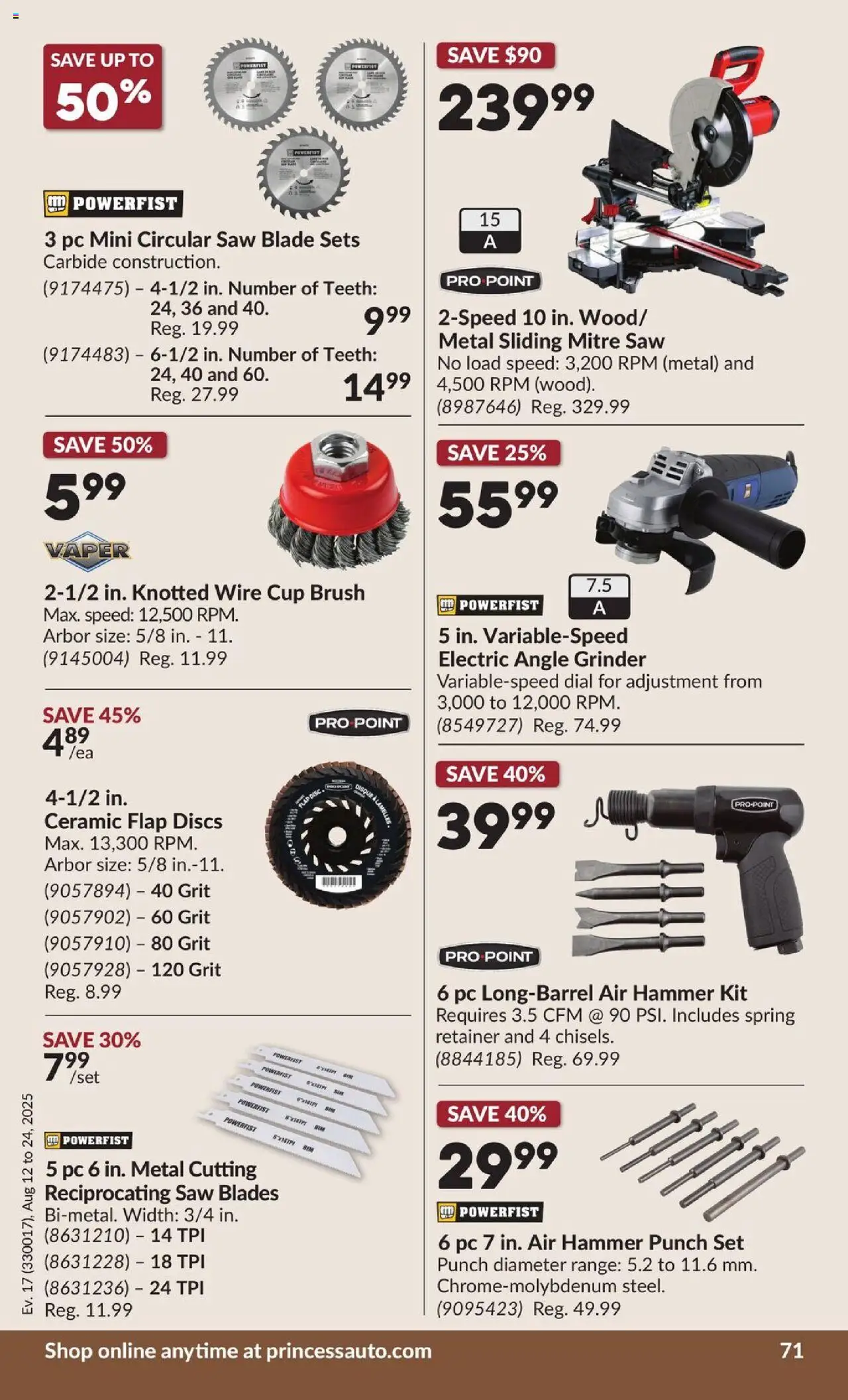 Princess Auto flyer valid from 12.08.2025 | Page: 75