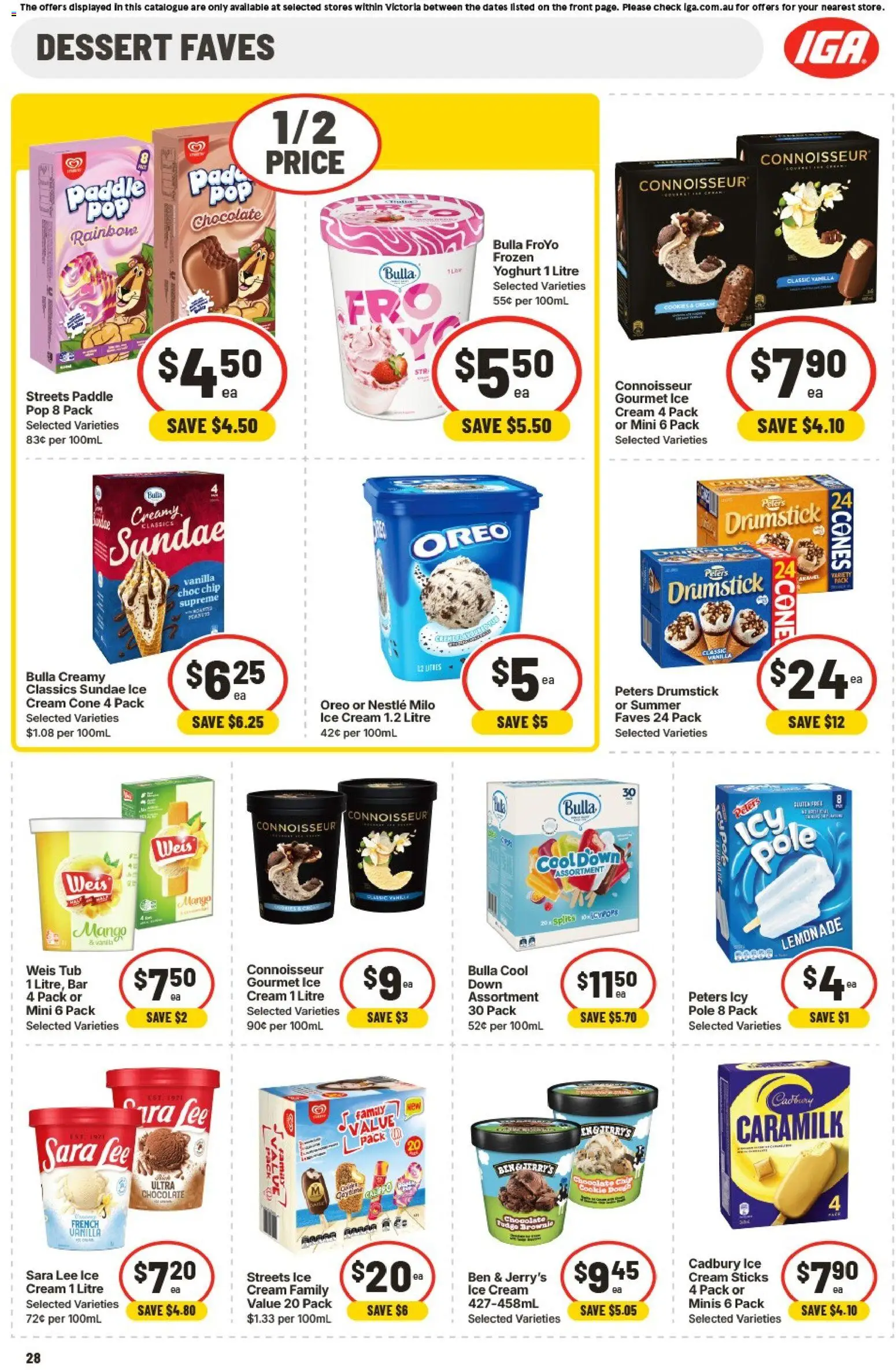 IGA catalogue - valid from 25.02.2026 | Page: 31 | Products: Yoghurt, Cream, Ice cream, Mango