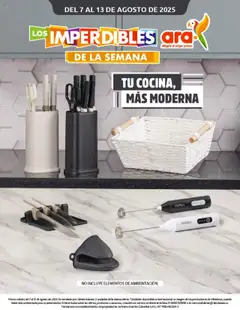 Ara - Imperdibles ara de la semana -  Vista previa de la revista de la tienda Ara valido desde el 07.08.2025