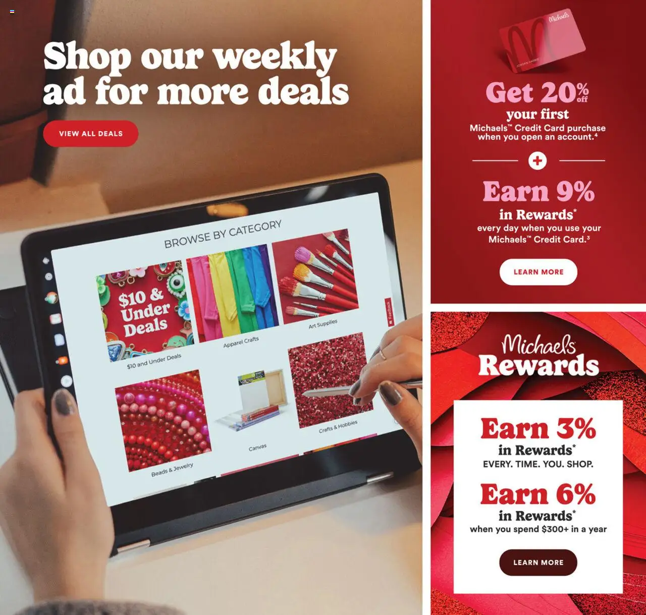 Michaels Weekly Ad - valid from 03.08.2025 | Page: 7 | Products: Canvas