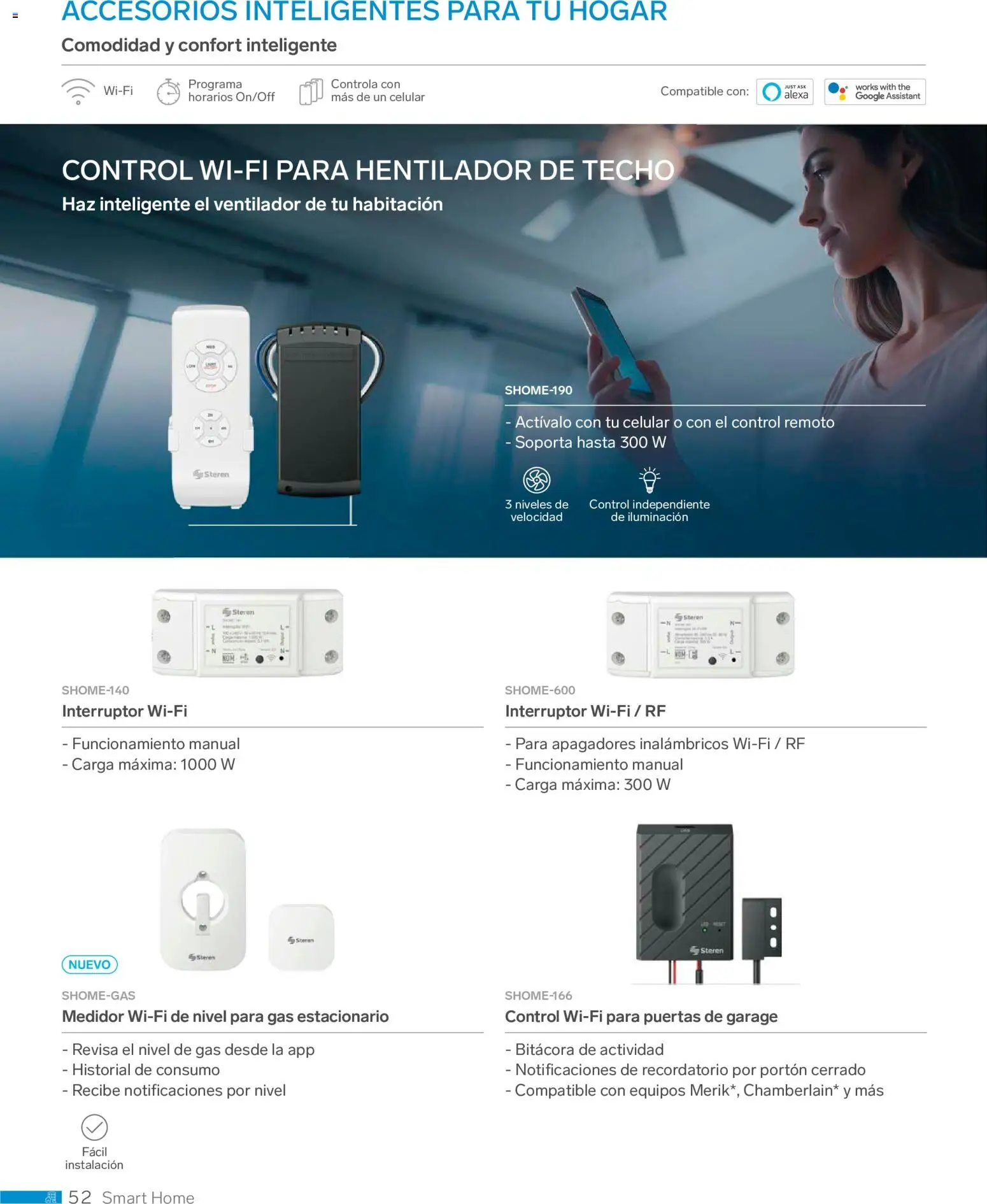 Nuevas ofertas de Steren válidas en toda la República Mexicana desde el 01.01.2026. ¡Encuentra las mejores ofertas en Steren catálogo! | Página: 64 | Productos: Ventilador, Control remoto