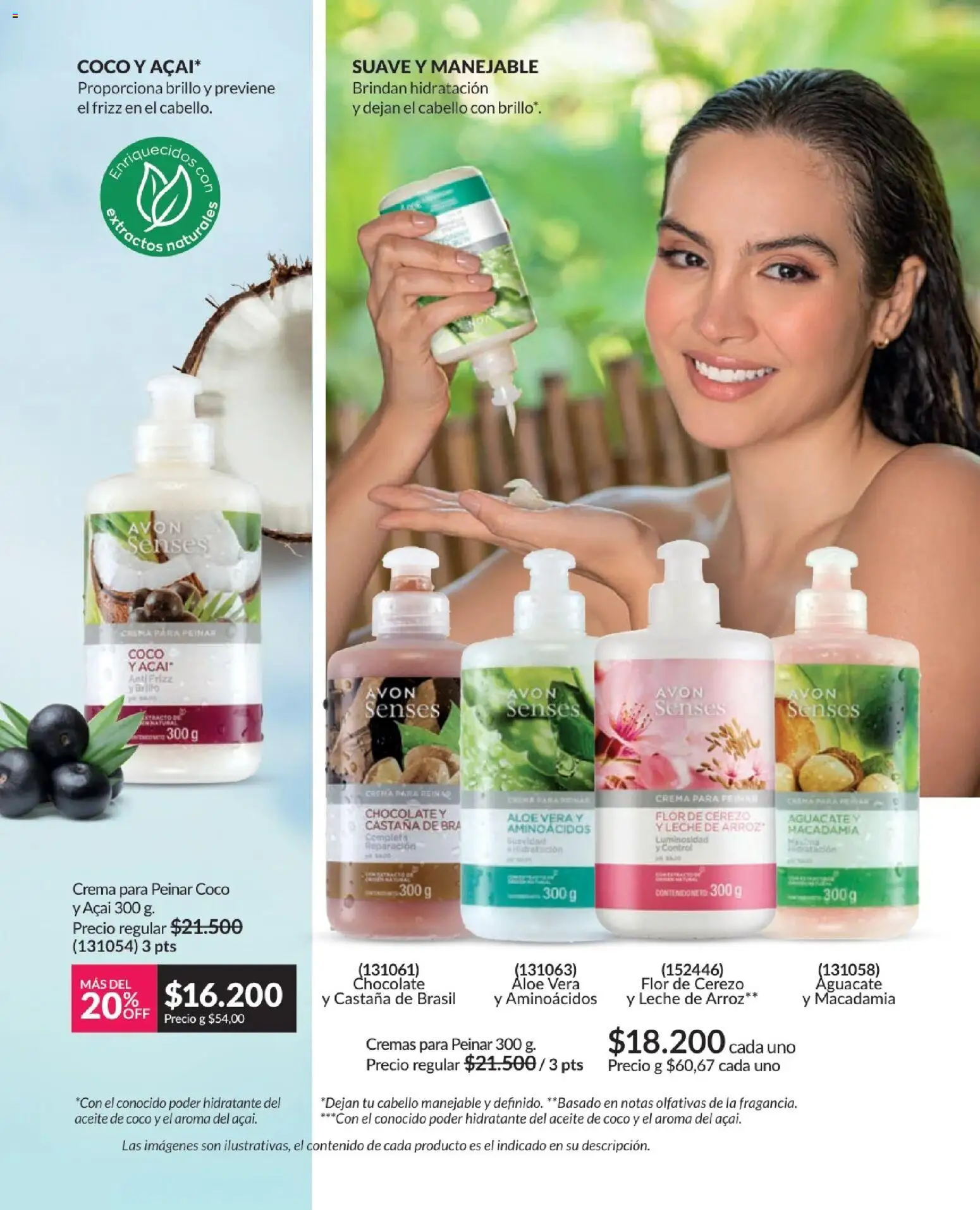 Avon revista - valida desde el 01.12.2025 | Página: 165 | Productos: Crema, Brillo, Coco, Aceite