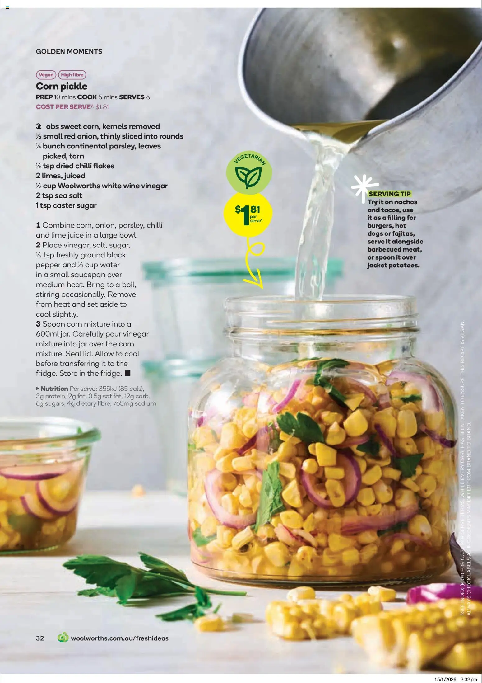 Woolworths catalogue - valid from 01.03.2026 | Page: 32 | Products: Jacket, Water, Salt, Pepper