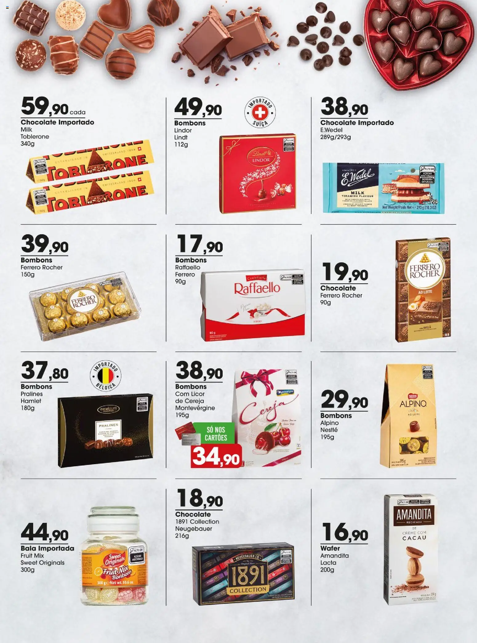 Zaffari Folheto - válido de 28.04.2026 | Página: 9 | Produtos: Ferrero Rocher, Açúcar, Bala, Avelã