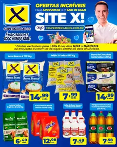 X Supermercados ofertas Imperdíveis - Pré-Visualização do folheto da loja X Supermercados, válido de 16.03.2026