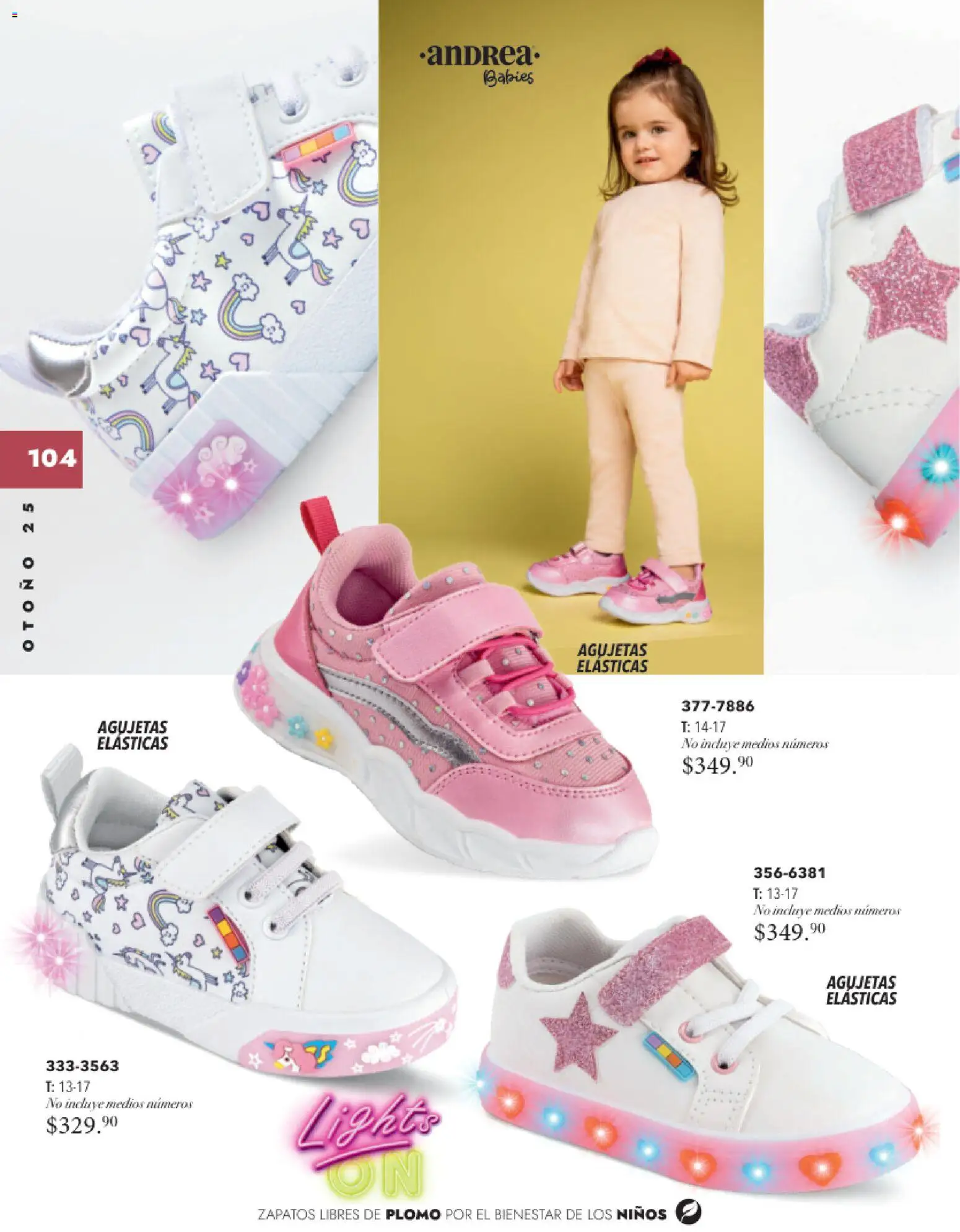 Nuevas ofertas de Andrea válidas en toda la República Mexicana desde el 26.11.2025. ¡Encuentra las mejores ofertas en Andrea catálogo Infantil Baby otoño 2025! | Página: 16 | Productos: Zapatos