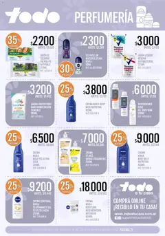 Vista previa Supermercados TODO - Ofertas válido desde el 25.03.2026 | Página: 21 | Productos: Jabón líquido, Jabón, Desodorante, Crema