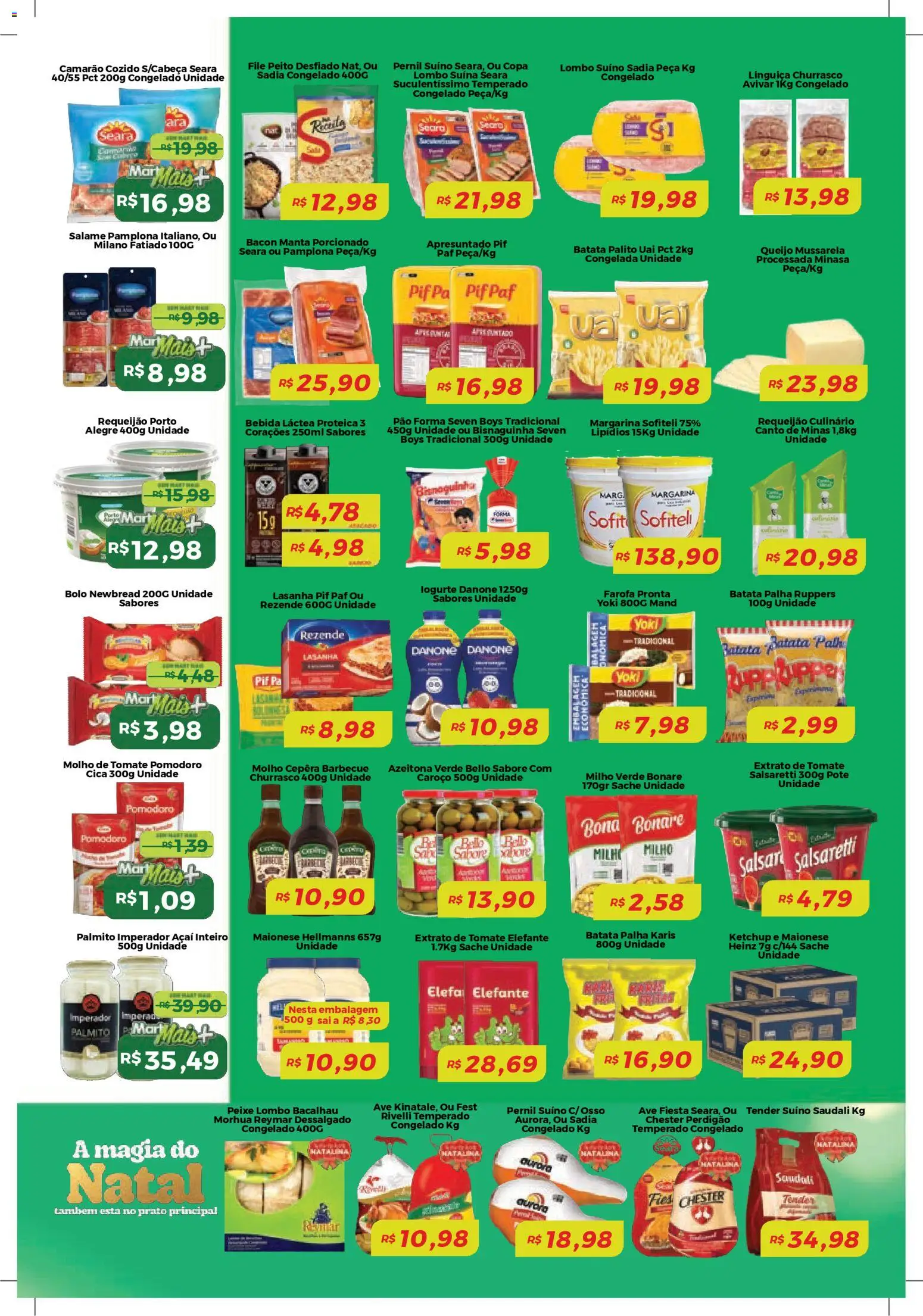 Mart Minas Folheto - válido de 11.12.2025 | Página: 2 | Produtos: Tender, Molho de tomate, Batata, Requeijão