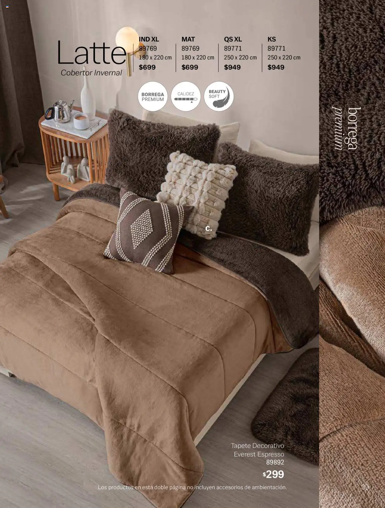 Nuevas ofertas de Vianney válidas en toda la República Mexicana desde el 15.08.2025. ¡Encuentra las mejores ofertas en Vianney - Catálogo Invierno! | Página: 41 | Productos: Cobertor, Tapete