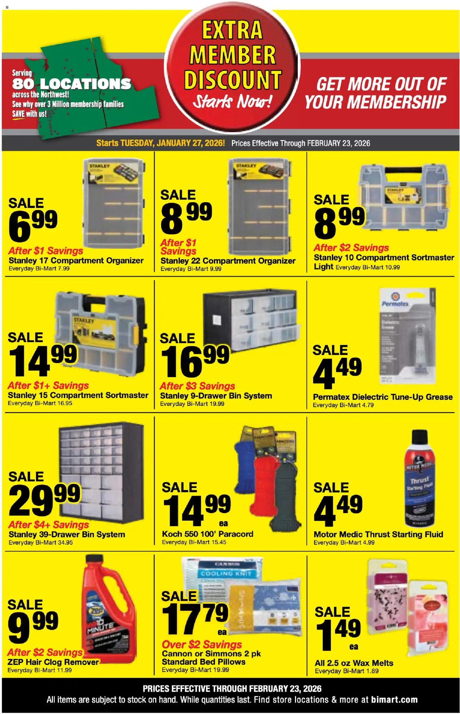 Bi-Mart Weekly Ad - valid from 27.01.2026 | Page: 9 | Products: Bed