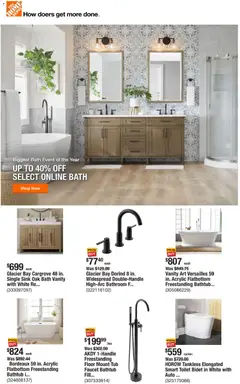 Preview of Home Depot weekly ads valid from 22.01.2026