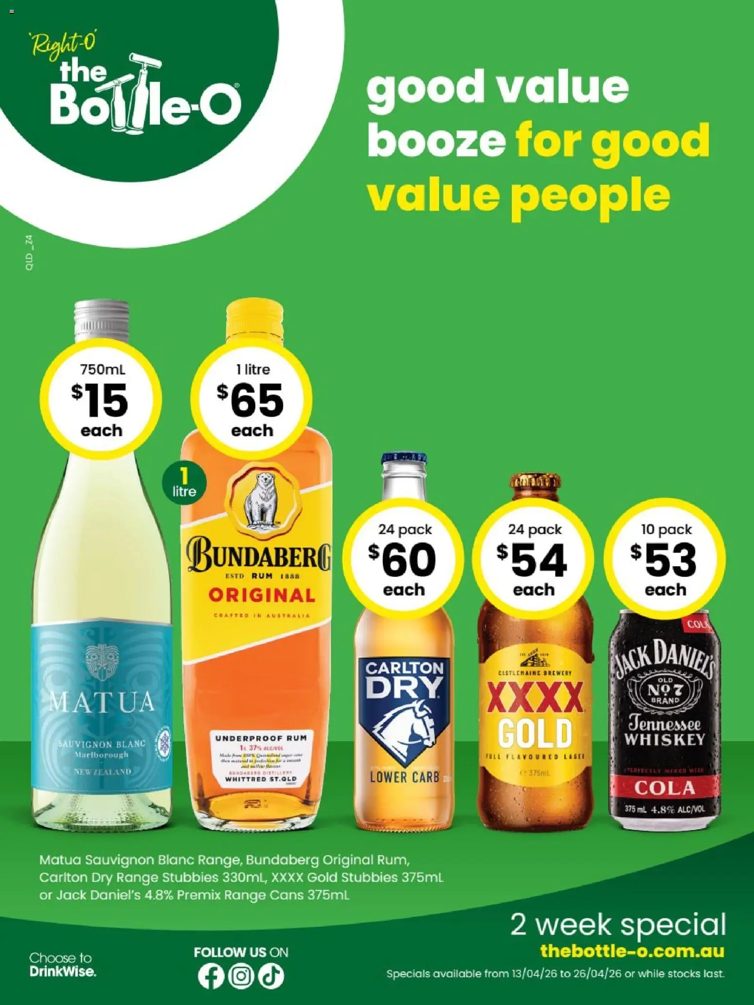 The Bottle-O catalogue - valid from 13.04.2026 | Page: 1