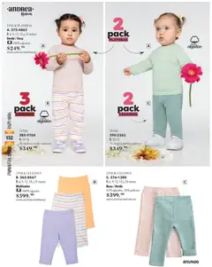 Vista previa de Andrea catálogo Infantil, nuevo folleto de la tienda, válido en México a partir del 25.01.2026 | Página: 88 | Productos: Leggings, Tenis, Algodón