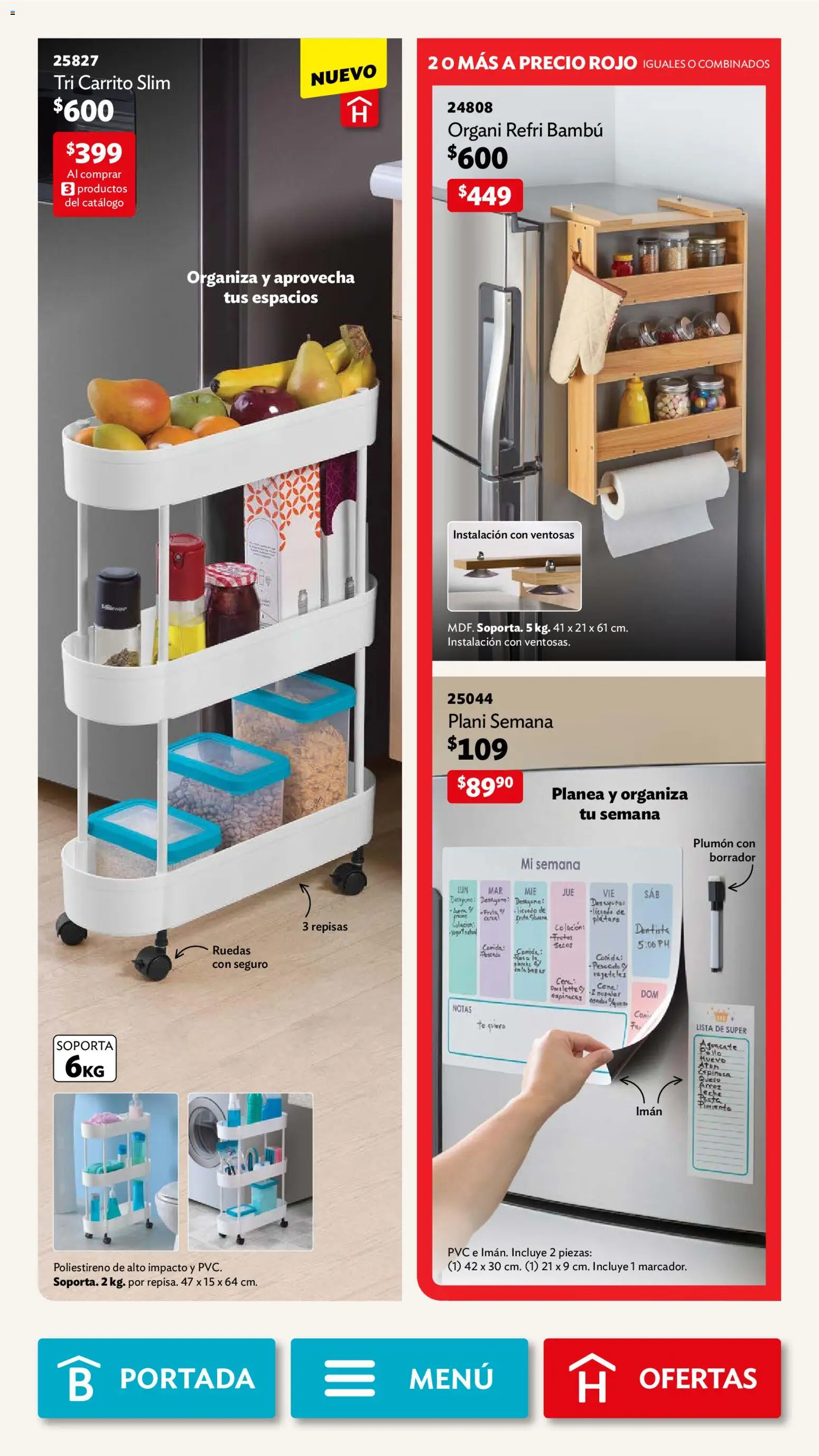 Nuevas ofertas de Betterware válidas en toda la República Mexicana desde el 05.01.2026. ¡Encuentra las mejores ofertas en Betterware campaña 1 2026! | Página: 54 | Productos: Pollo, Aguacate, Arroz, Té