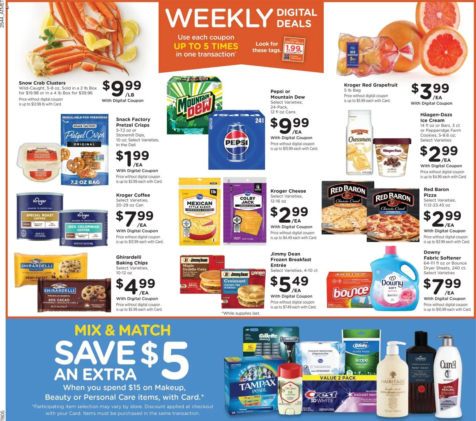 Kroger Weekly Ad - valid from 03.12.2025 | Page: 2 | Products: Biotin, Chocolate, Cream, Dryer