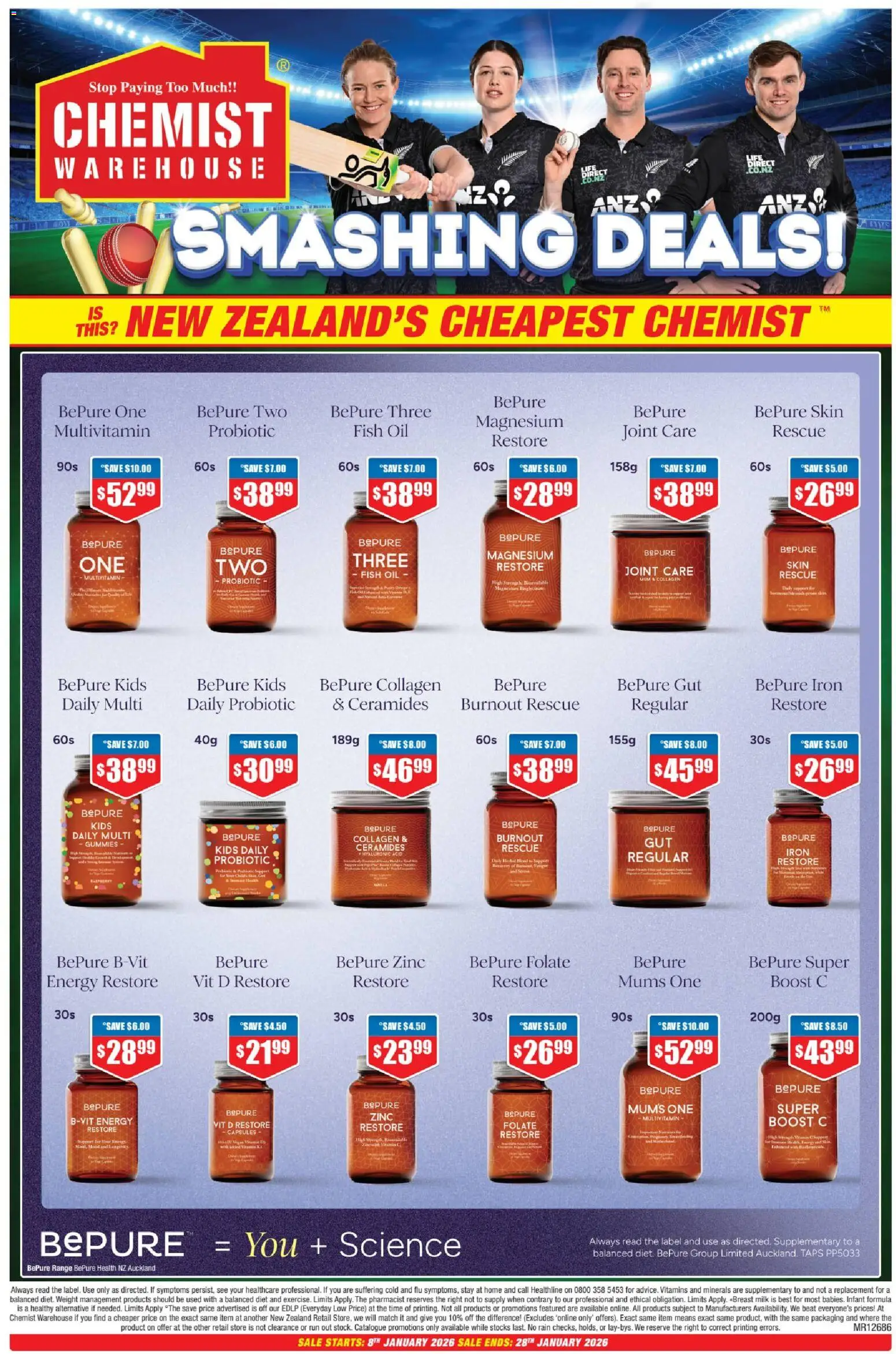 Chemist Warehouse catalogue from 08.01.2026 | Page: 1