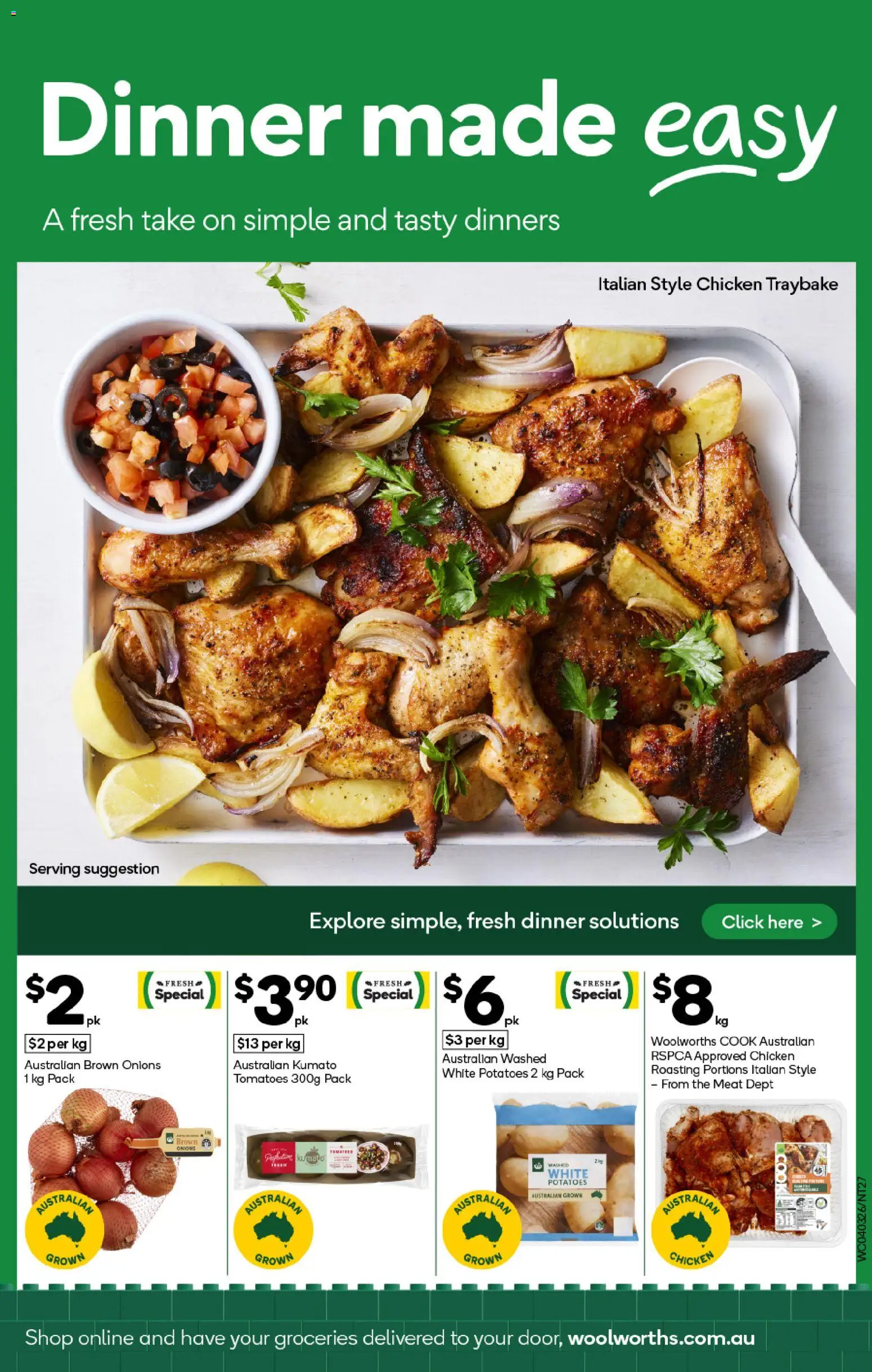Woolworths catalogue - valid from 04.03.2026 | Page: 27 | Products: Chicken, Tomatoes, Meat, Potatoes