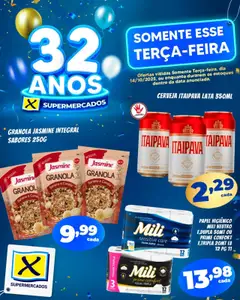 X Supermercados - Ofertas Terça-feira de aniversário - Pré-Visualização do folheto da loja X Supermercados, válido de 14.10.2025