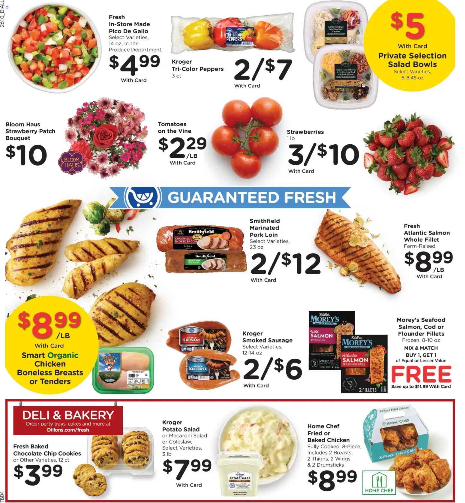 Dillons Weekly Ad - valid from 08.04.2026 | Page: 9 | Products: Peppers, Pork, Cookies, Seafood