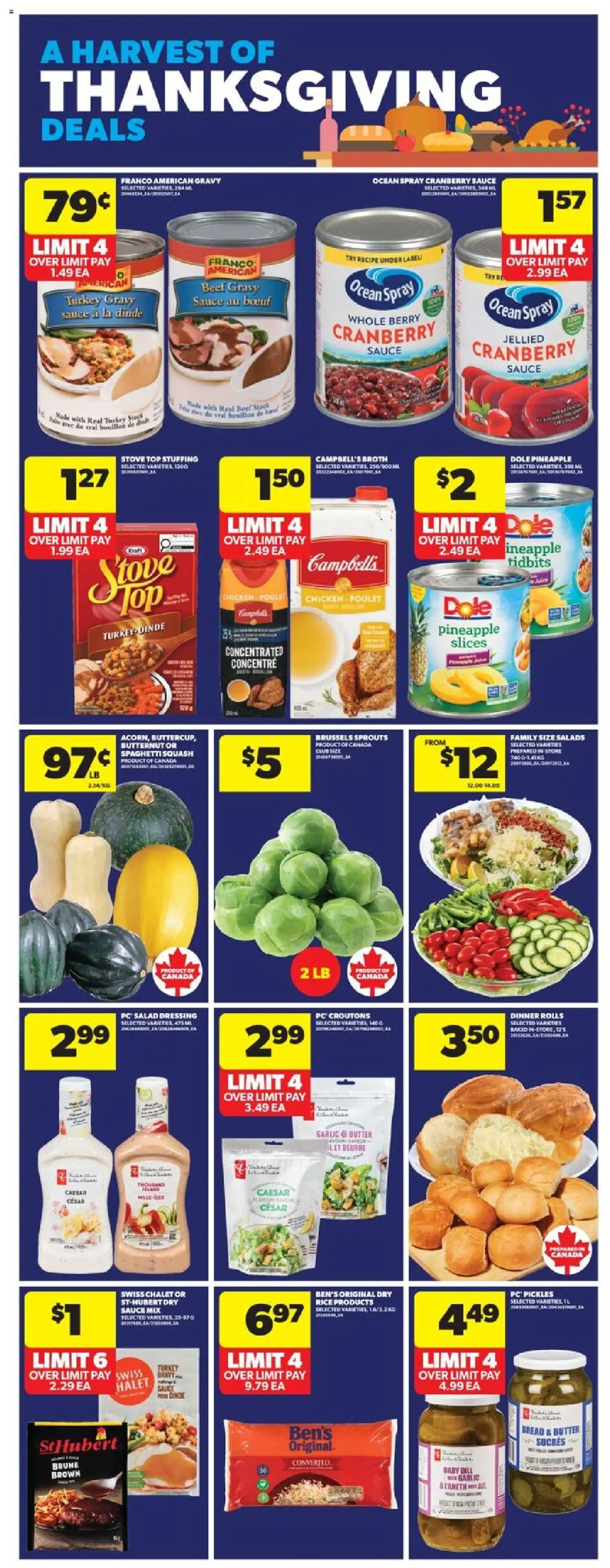 Real Canadian Superstore flyer valid from 02.10.2025 | Page: 8 | Products: Salad, Stove, Bed, Bread