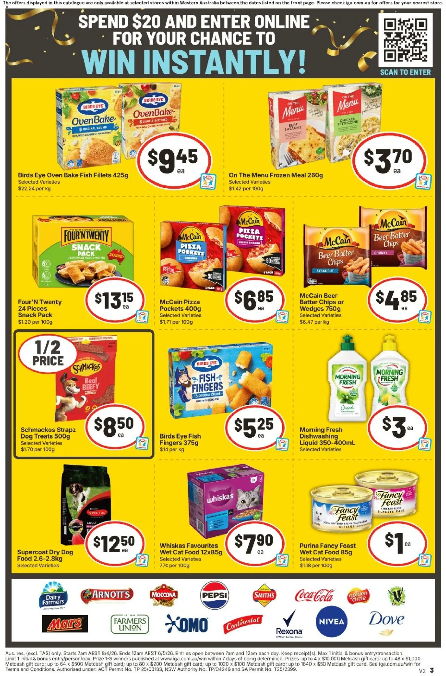 IGA catalogue - valid from 29.04.2026 | Page: 3 | Products: Dairy, Steak, Moccona, Oven