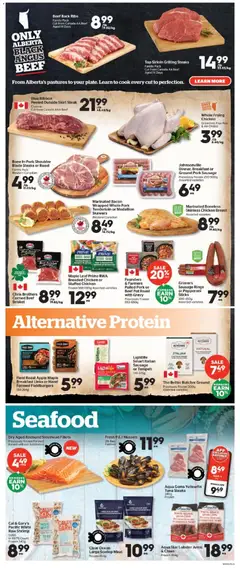 Preview of Calgary Co-op weekly flyer / circulaire from shop Calgary Co-op valid from 12.03.2026 | Page: 6 | Products: Beef, Skirt, Chicken, Pork