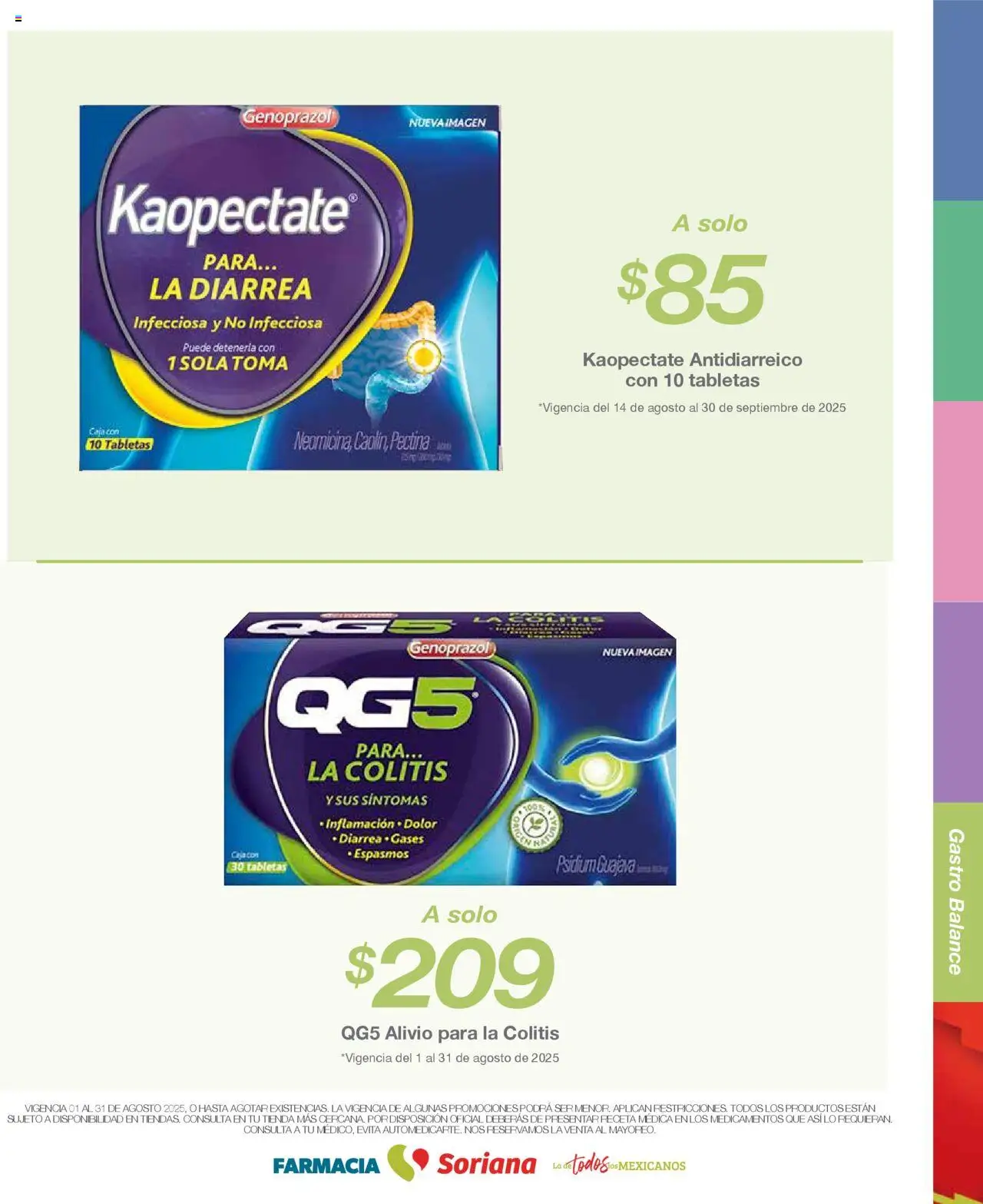 Nuevas ofertas de Soriana válidas en toda la República Mexicana desde el 01.08.2025. ¡Encuentra las mejores ofertas en Soriana - Folleto Farmacia Súper Nacional! | Página: 8 | Productos: Caja