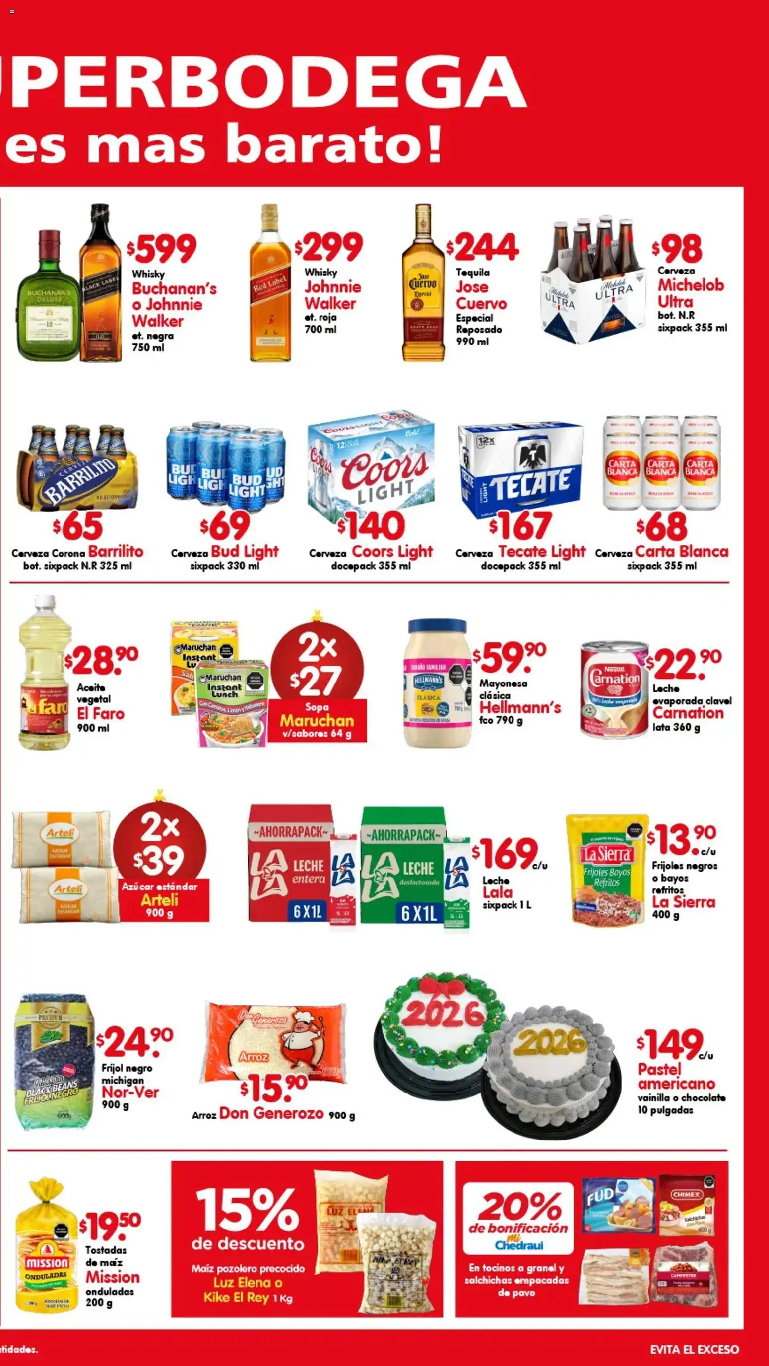 Nuevas ofertas de Arteli válidas en toda la República Mexicana desde el 29.12.2025. ¡Encuentra las mejores ofertas en Arteli folleto Aká Super Bodega Foraneas! | Página: 2