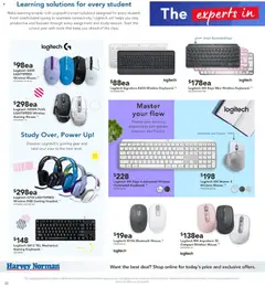 Preview of Harvey Norman - The Experts in Back -To- School - valid from 08.12.2025 | Page: 20 | Products: Accessories, Mouse, Headset, Tools