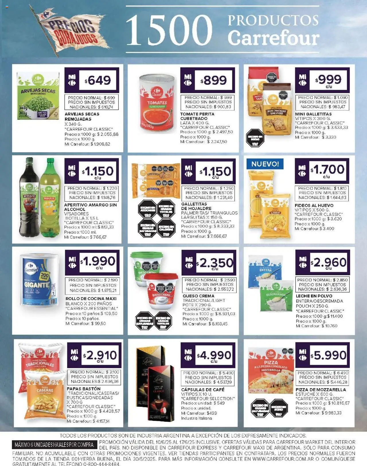 Carrefour Market catálogo - Córdoba │ válido desde el 10.06.2025 | Página: 9 | Productos: Polvo, Leche, Fideos, Crema