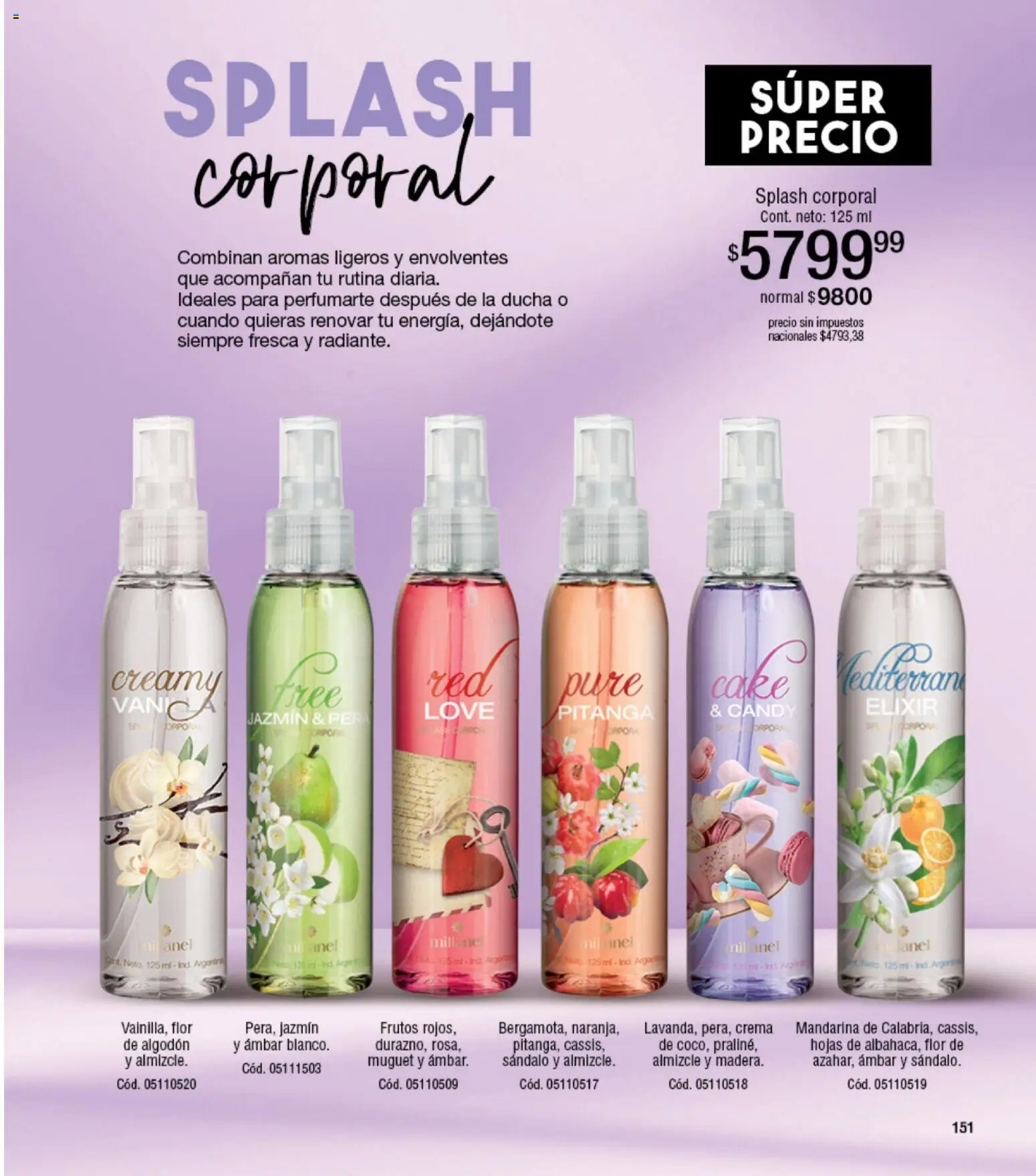 Millanel - Catálogo │ válido desde el 10.11.2025 | Página: 177 | Productos: Algodón, Ducha, Crema