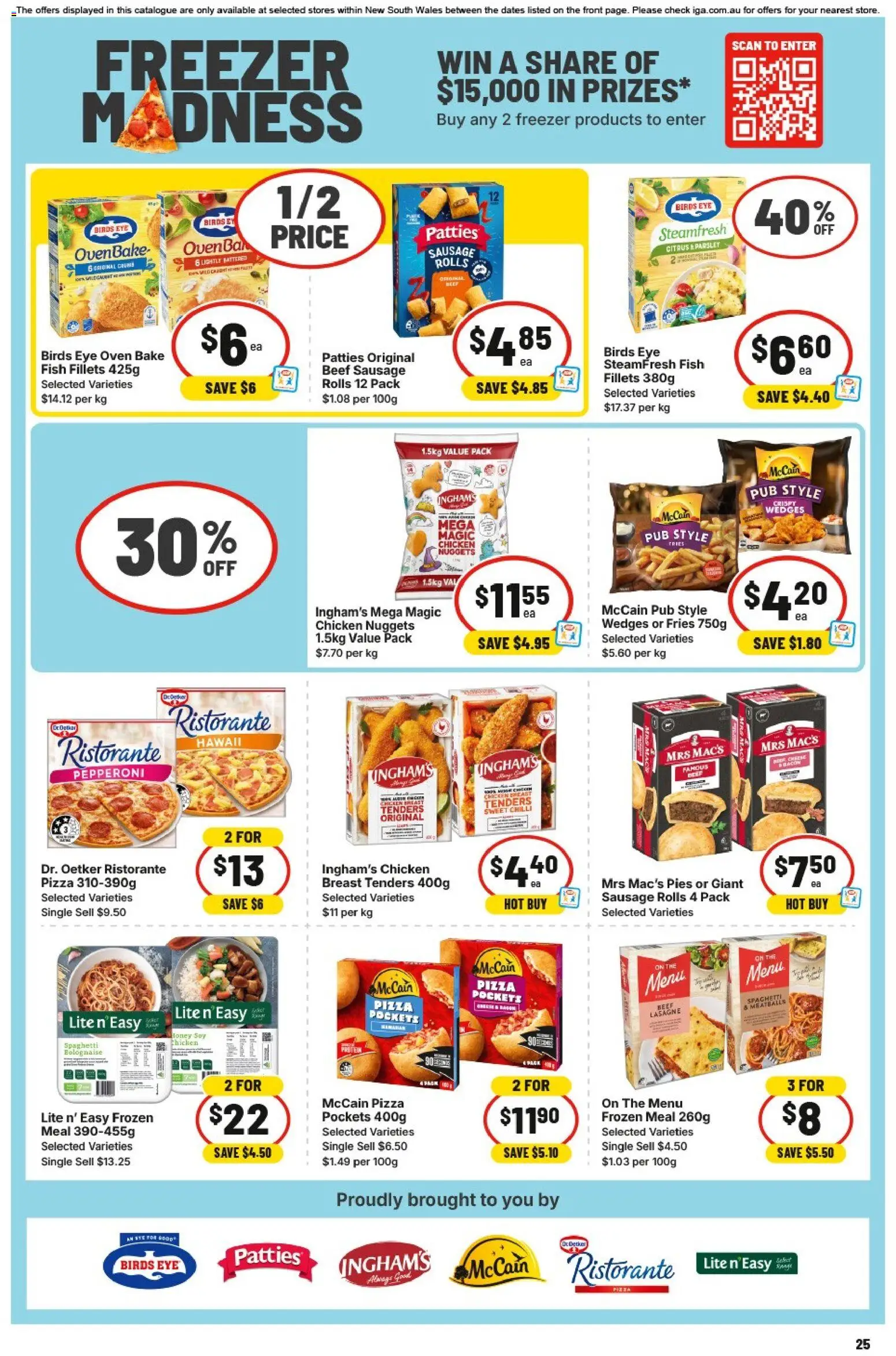 IGA catalogue - valid from 04.02.2026 | Page: 31 | Products: Pizza, Sausage, Chilli, Pies