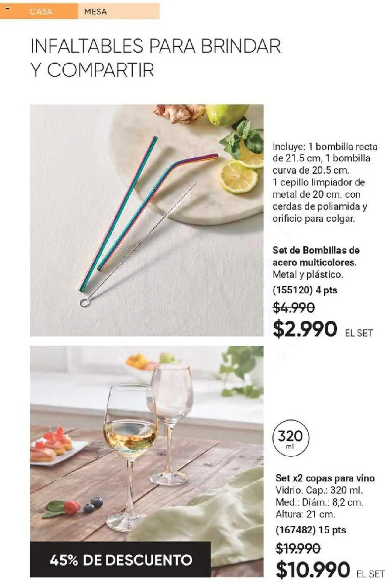 Catálogo AVON Fashion & Home │ válido desde el 22.07.2025 | Página: 17 | Productos: Bombilla, Limpiador, Cepillo, Vino