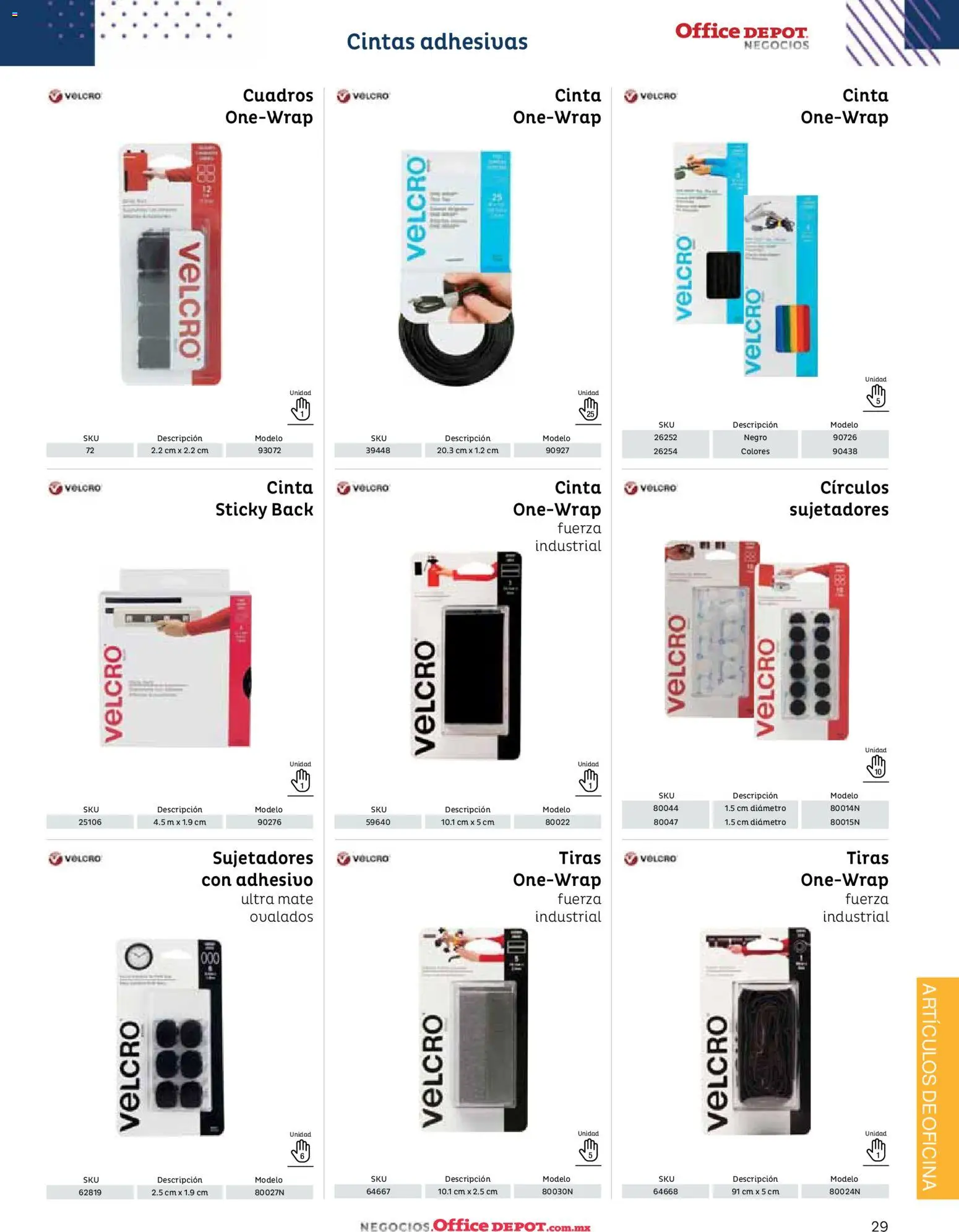 Nuevas ofertas de Office Depot válidas en toda la República Mexicana desde el 12.01.2026. ¡Encuentra las mejores ofertas en Office Depot catálogo 2026! | Página: 31 | Productos: Cinta, Mate