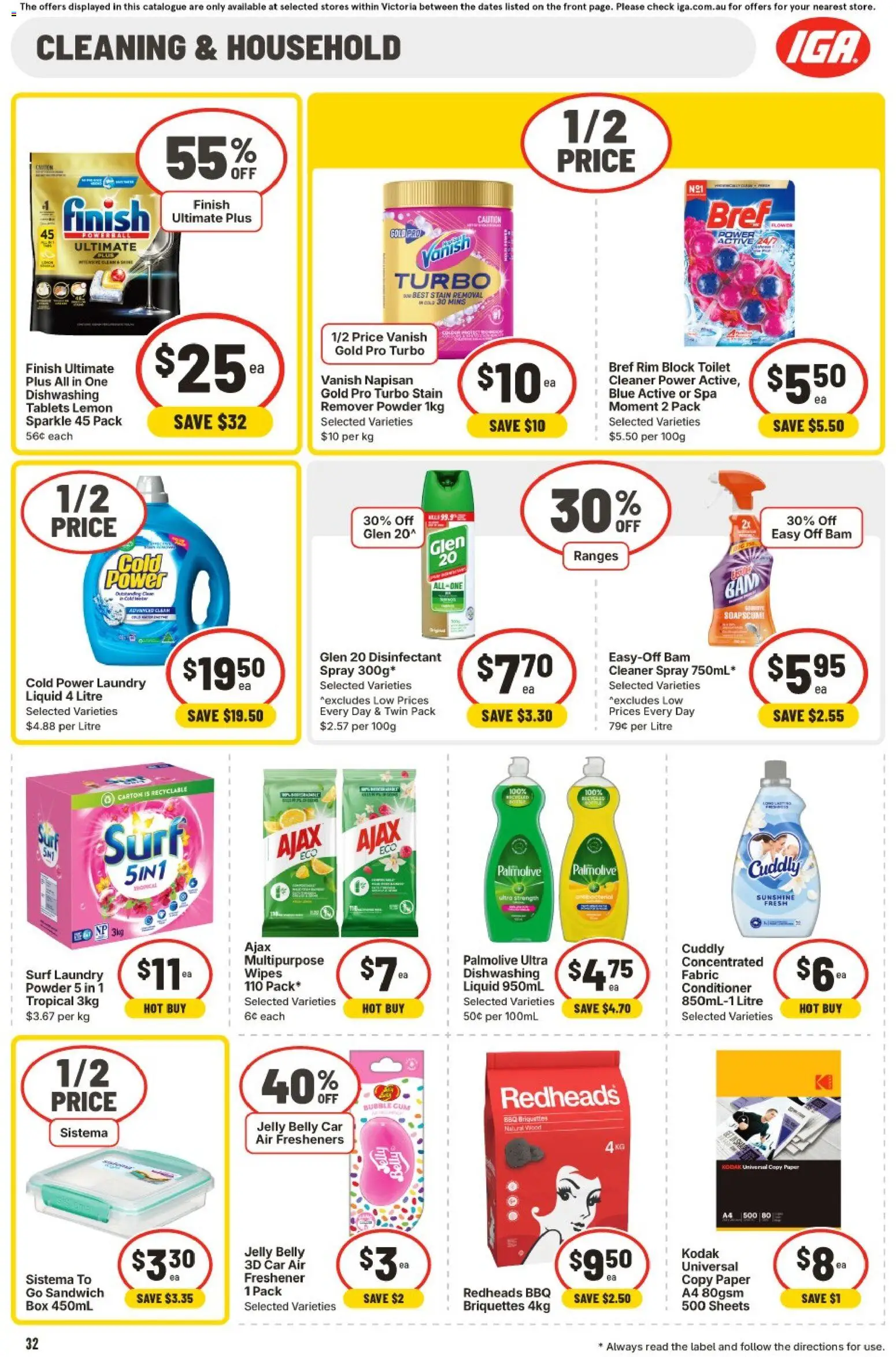 IGA catalogue - valid from 07.01.2026 | Page: 35 | Products: Pizza, Fish, Steak, Pies