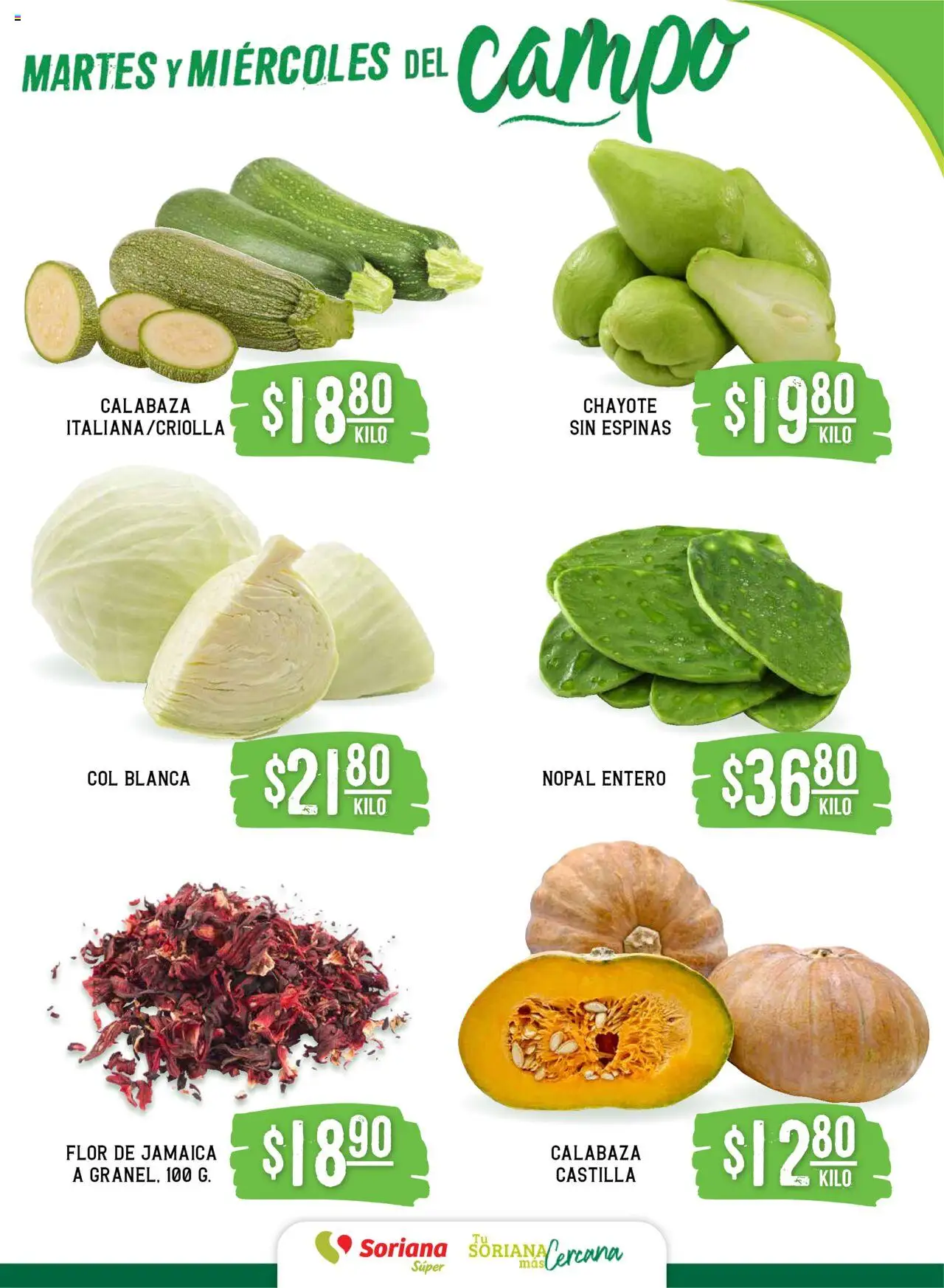 Nuevas ofertas de Soriana válidas en toda la República Mexicana desde el 14.10.2025. ¡Encuentra las mejores ofertas en Soriana - Martes y Miércoles del Campo Súper: Saltillo! | Página: 3 | Productos: Col