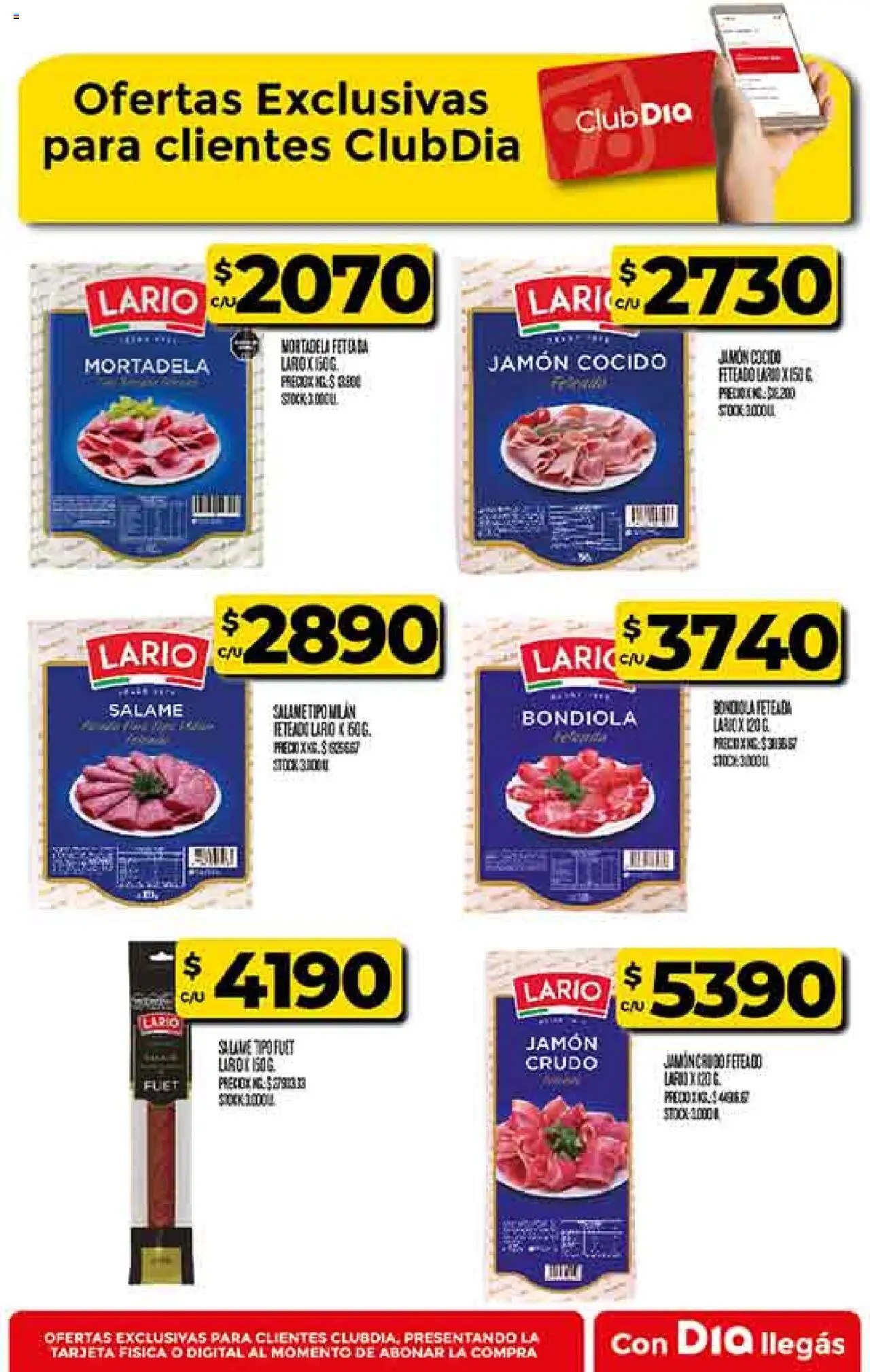 Supermercado DIA Ofertas - Salta y Jujuy │ válido desde el 06.08.2025 | Página: 42 | Productos: Jamón cocido, Mortadela, Jamón, Salame
