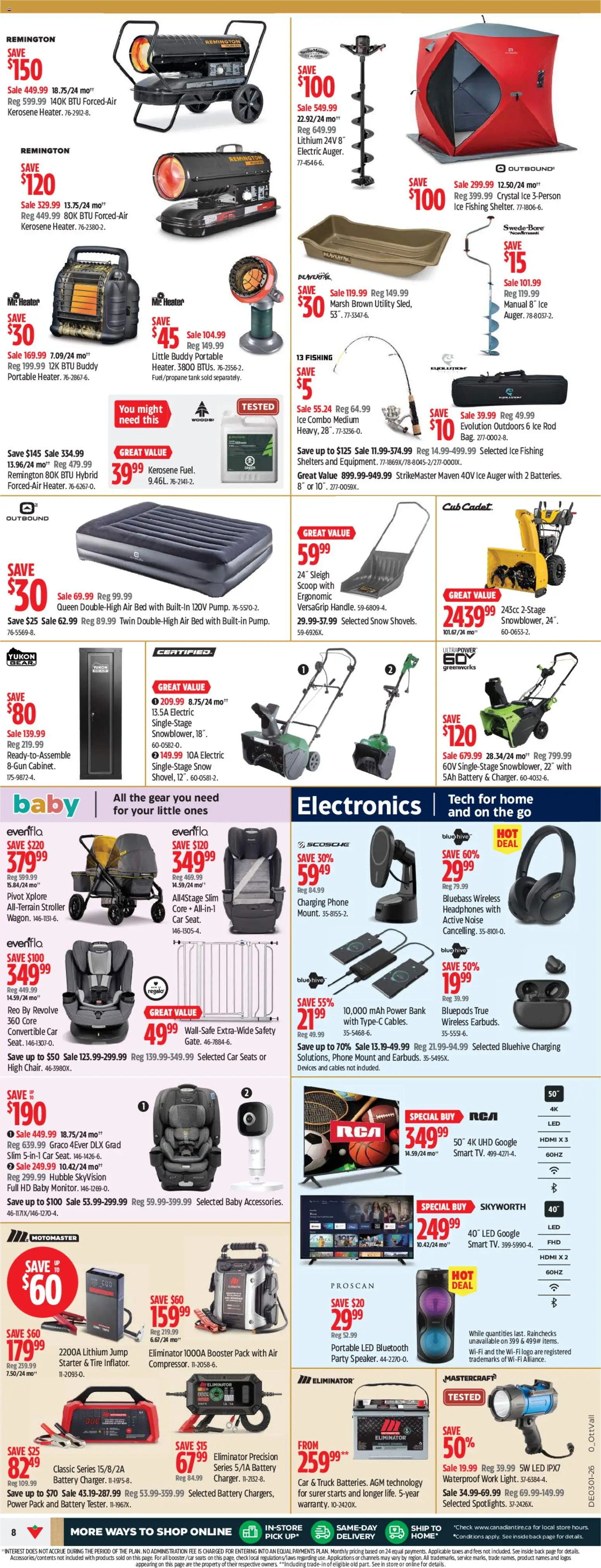 Canadian Tire flyer valid from 01.01.2026 | Page: 8