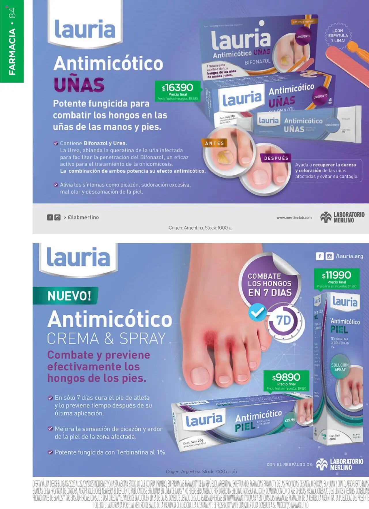 Farmacity catálogo │ válido desde el 02.09.2025 | Página: 84
