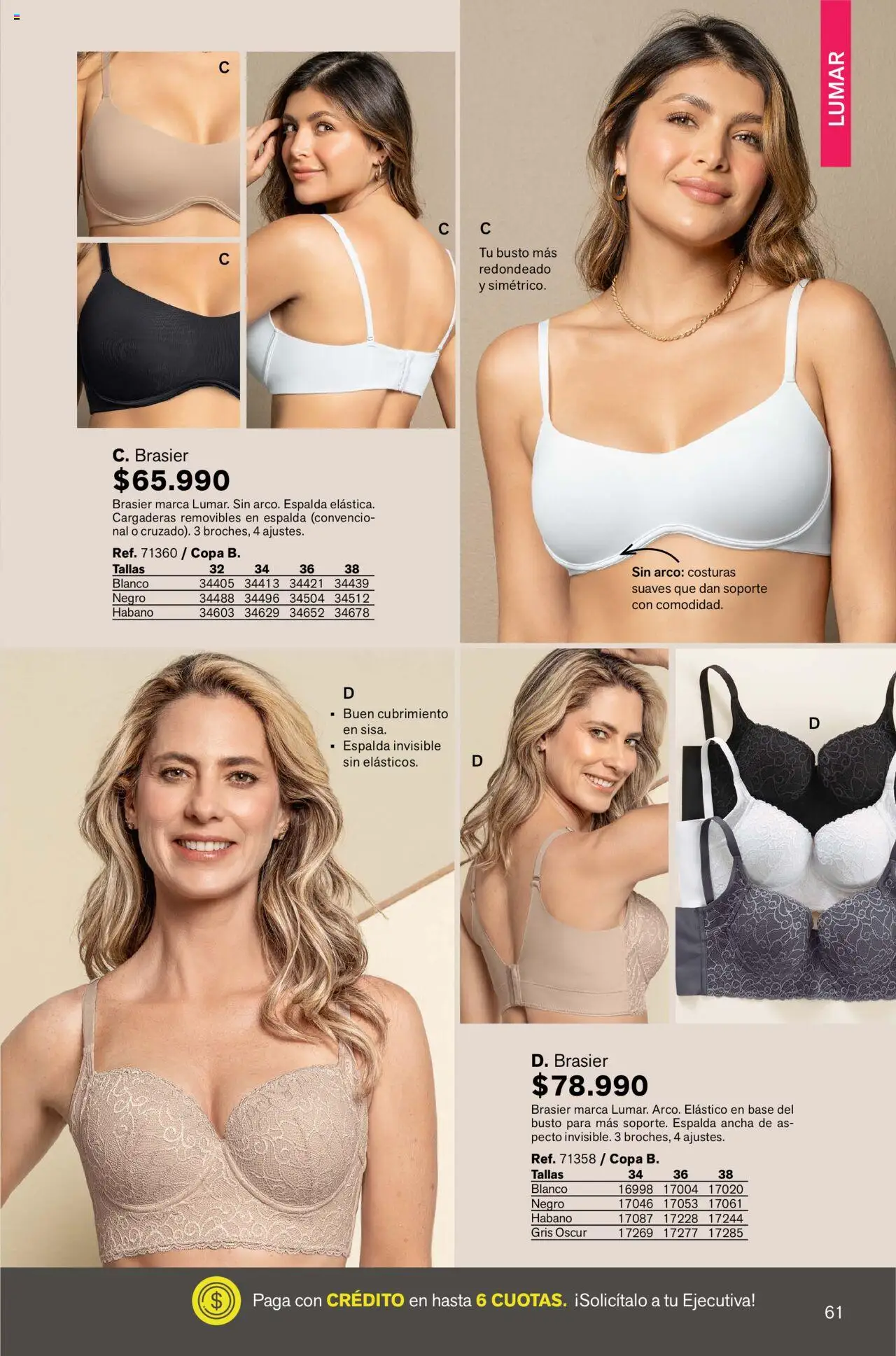 Leonisa revista - valida desde el 04.08.2025 | Página: 61 | Productos: Brasier