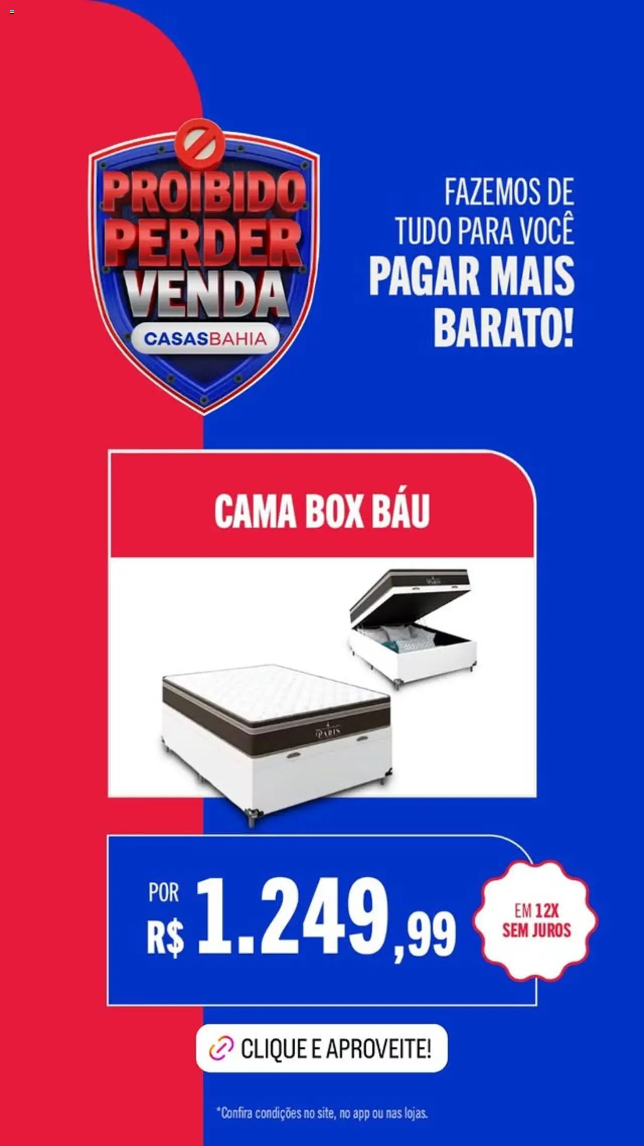 Casas Bahia Folheto - válido de 15.08.2025 | Página: 2 | Produtos: Cama